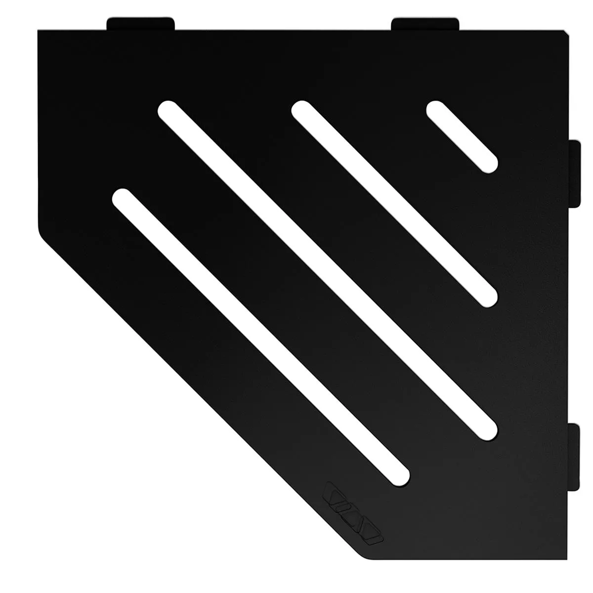 Стенен рафт душ рафт Schlüter 5-ъгълен 19,5x19,5 см Wave Graphite