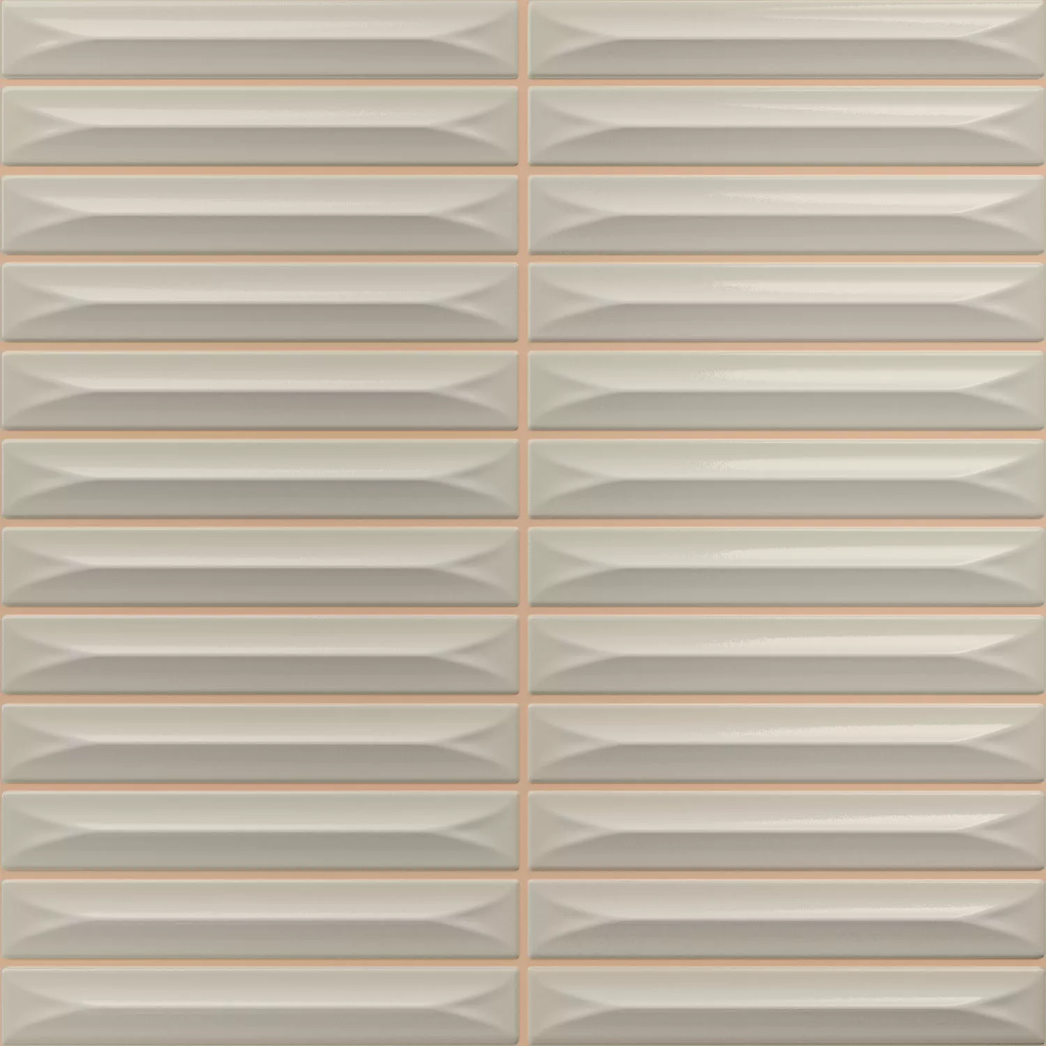Bevel Greige Блестящ Прът 20x20 cm