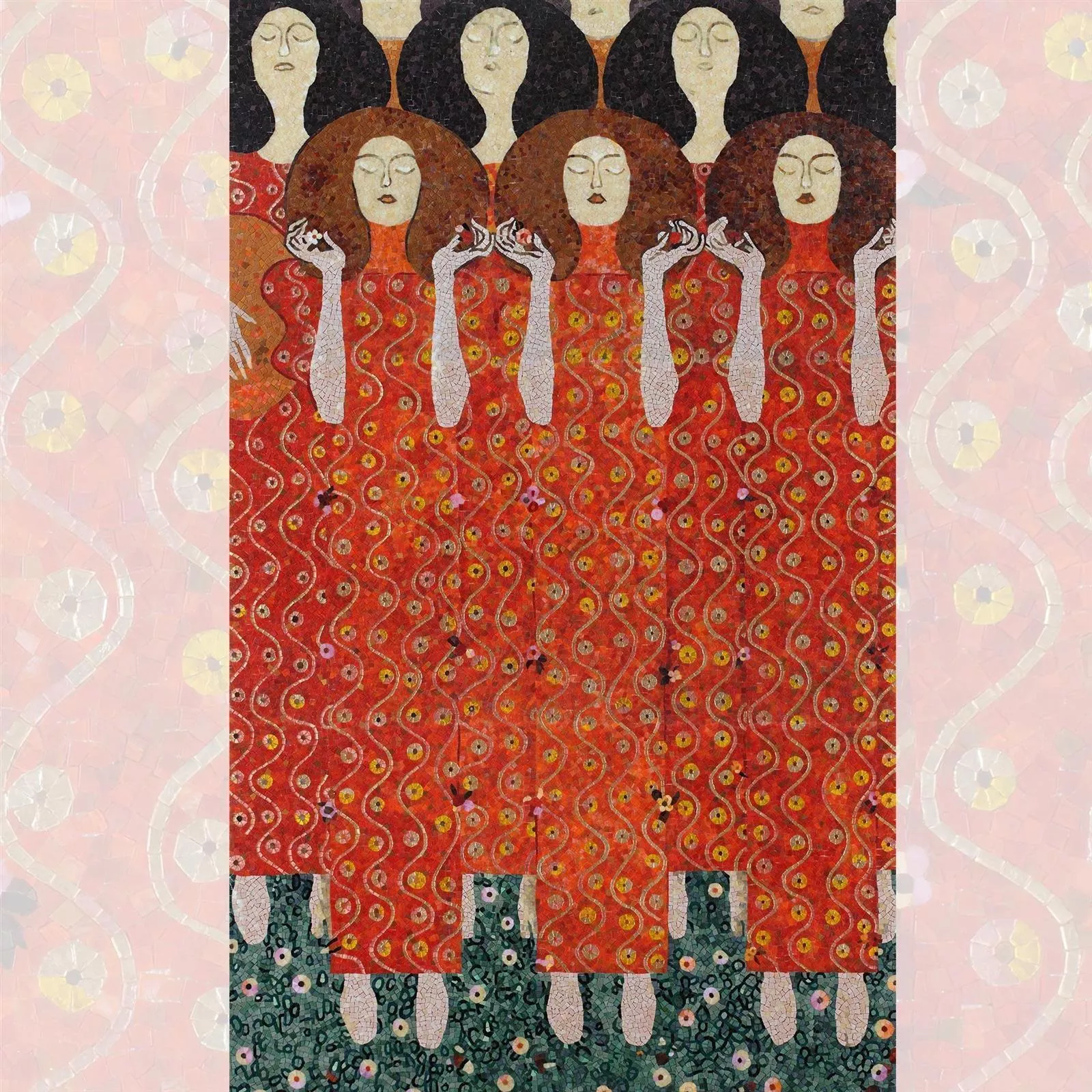 Cтъклена Mозайка Снимка Singers 140x240cm