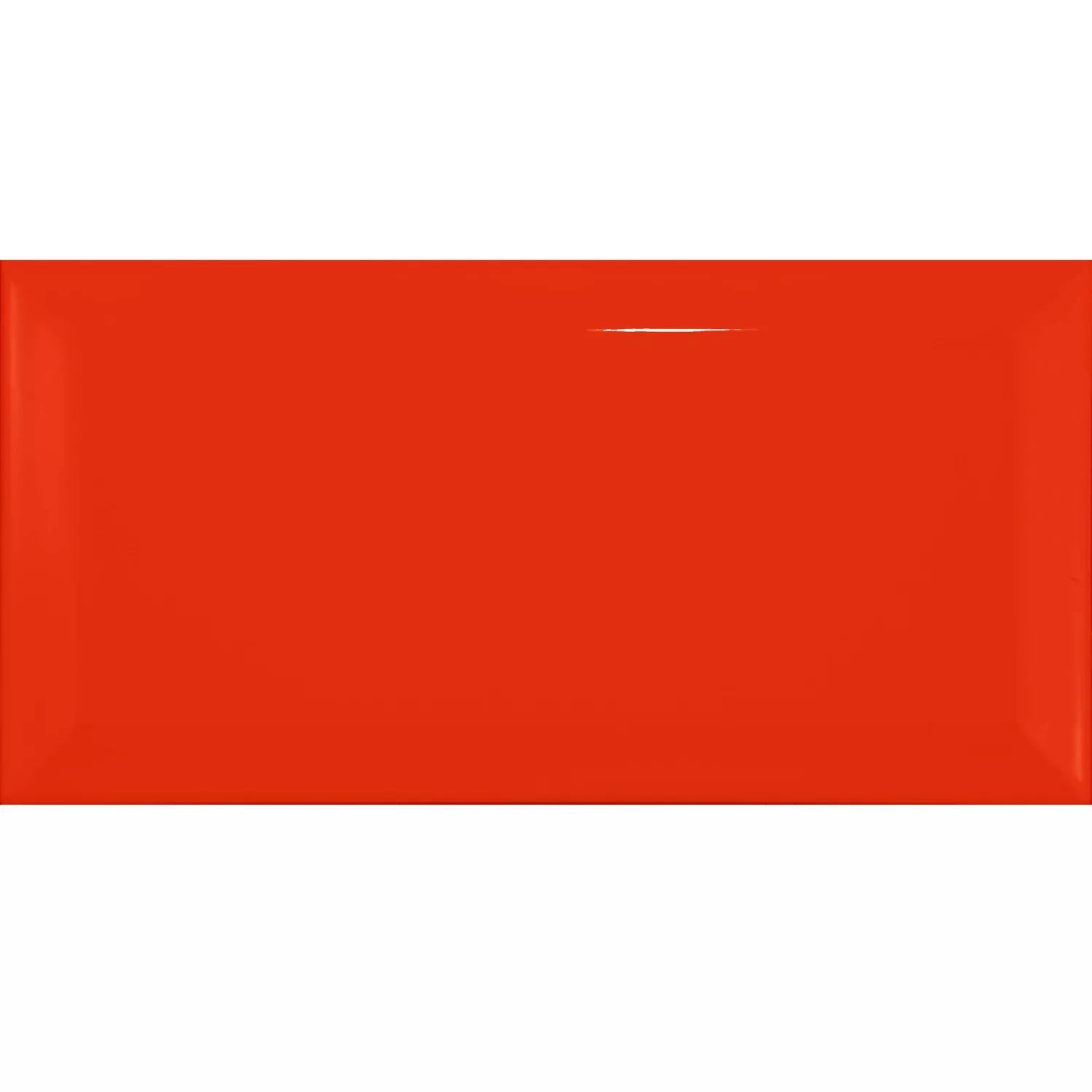 Mетро плочка Червен Блестящ 7,5x15 cm Фасет Pitcox Rojo