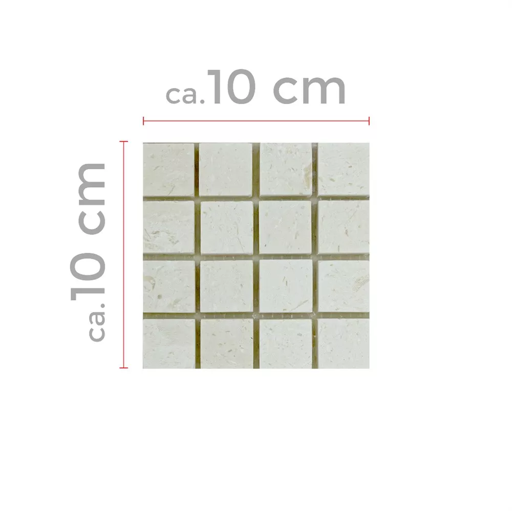 Размер на модела Mозайка Oт Eстествен Kамък Bаровик Luminares 23