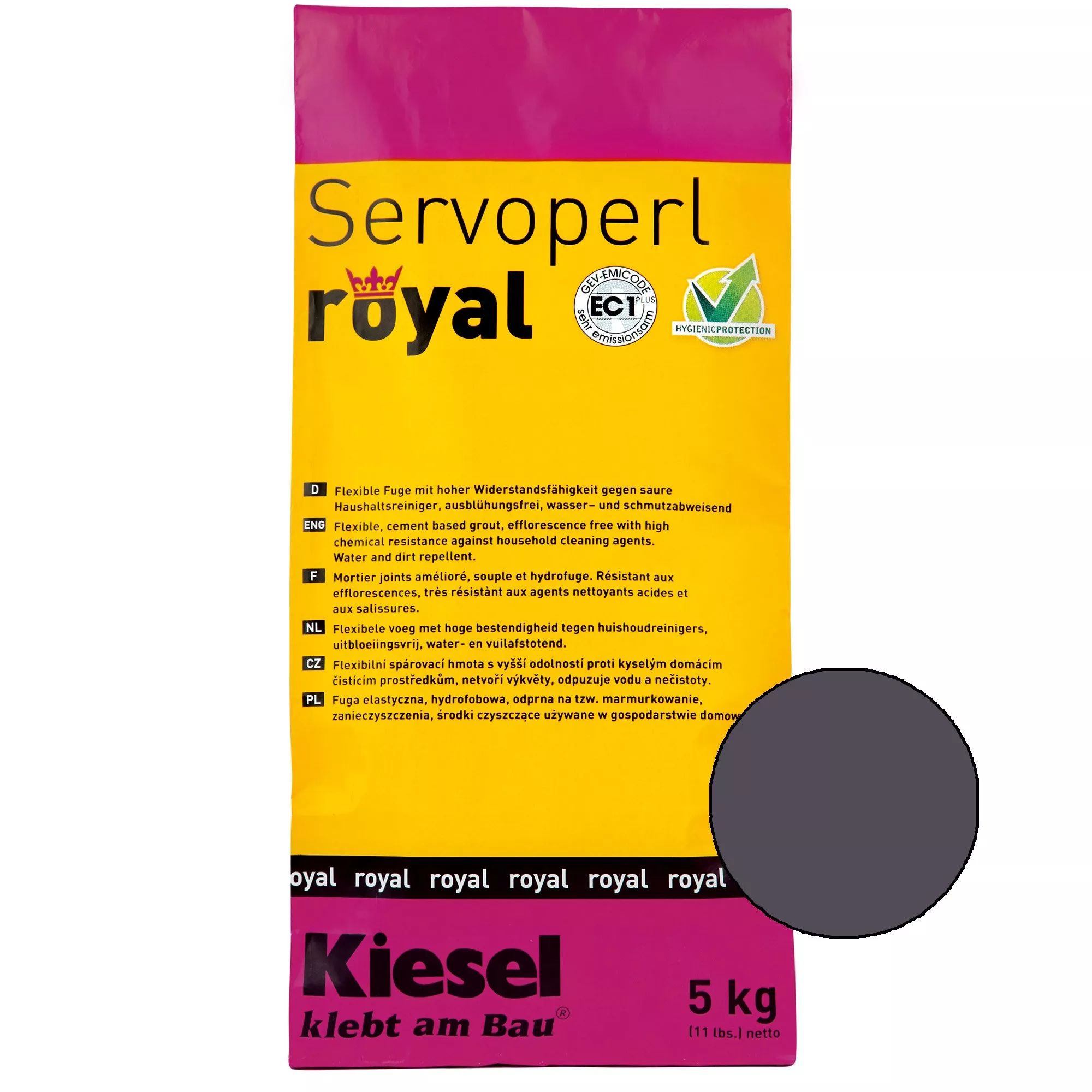 Kiesel Servoperl royal - смес за фуги-5Kg Shadow