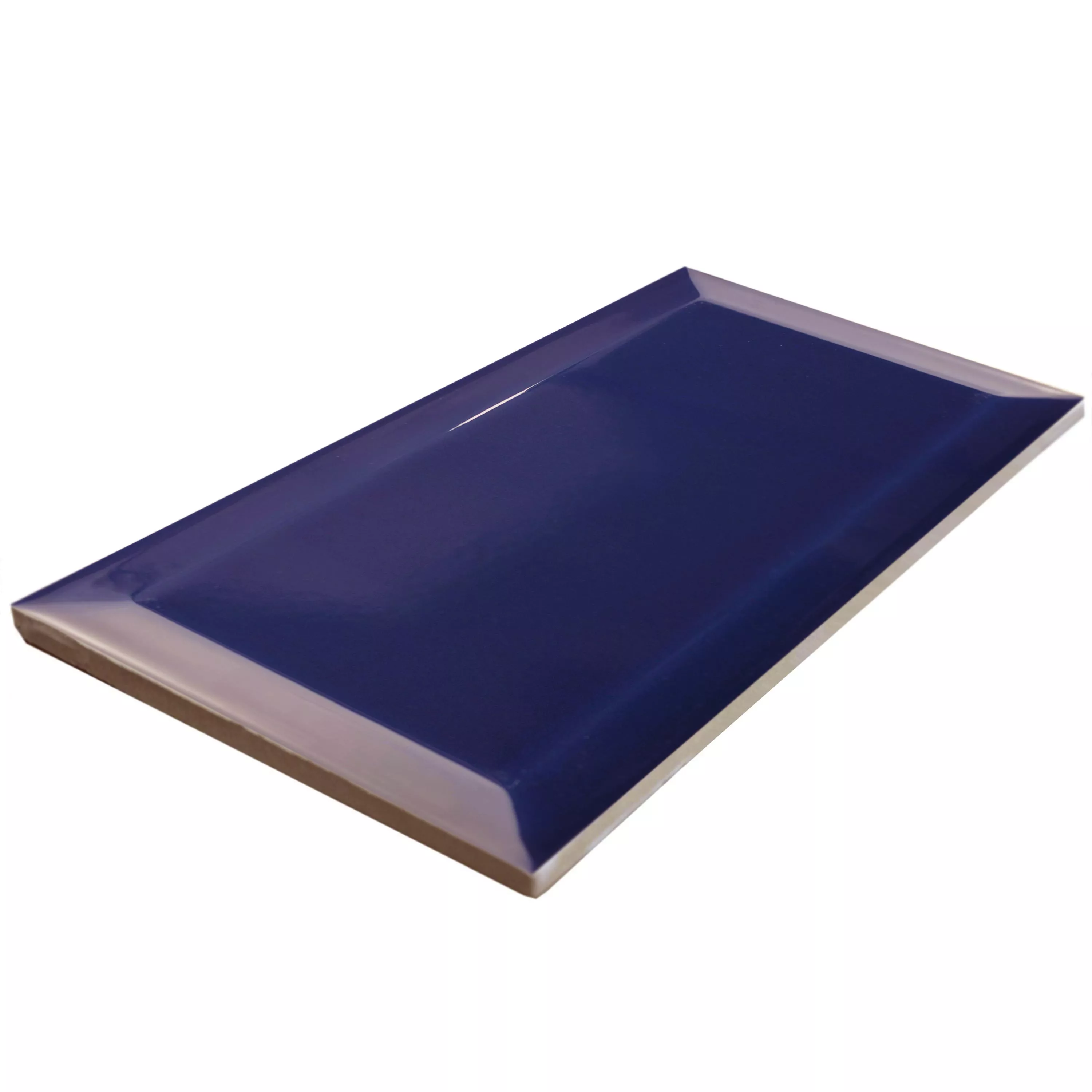 Mодел Metro Cтенни Плочки Brussel Фасет 10x20x0,7cm Azul Cobalto