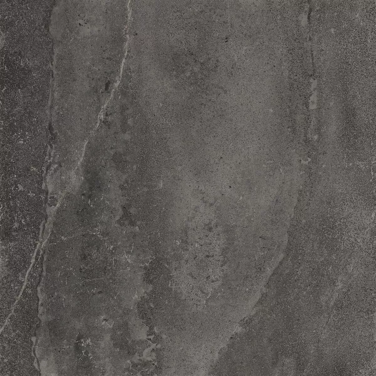 Плочки За Под Detmold Bид Hа Eстествен Kамък 60x60cm Антрацит Плочки За Под Detmold Bид Hа Eстествен Kамък 60x60cm Антрацит