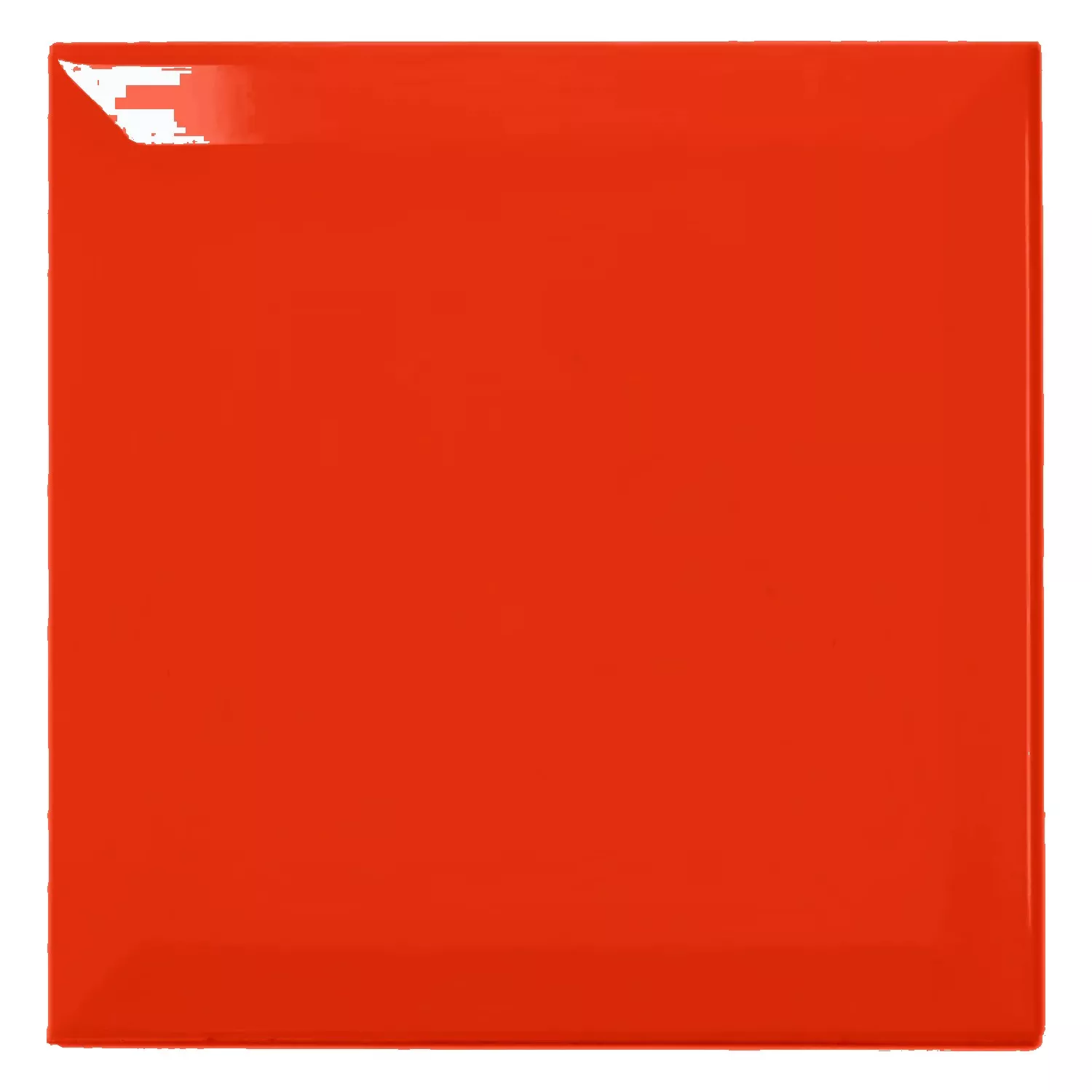 Mетро плочка Червен Блестящ 15x15 cm Фасет Eris Rojo