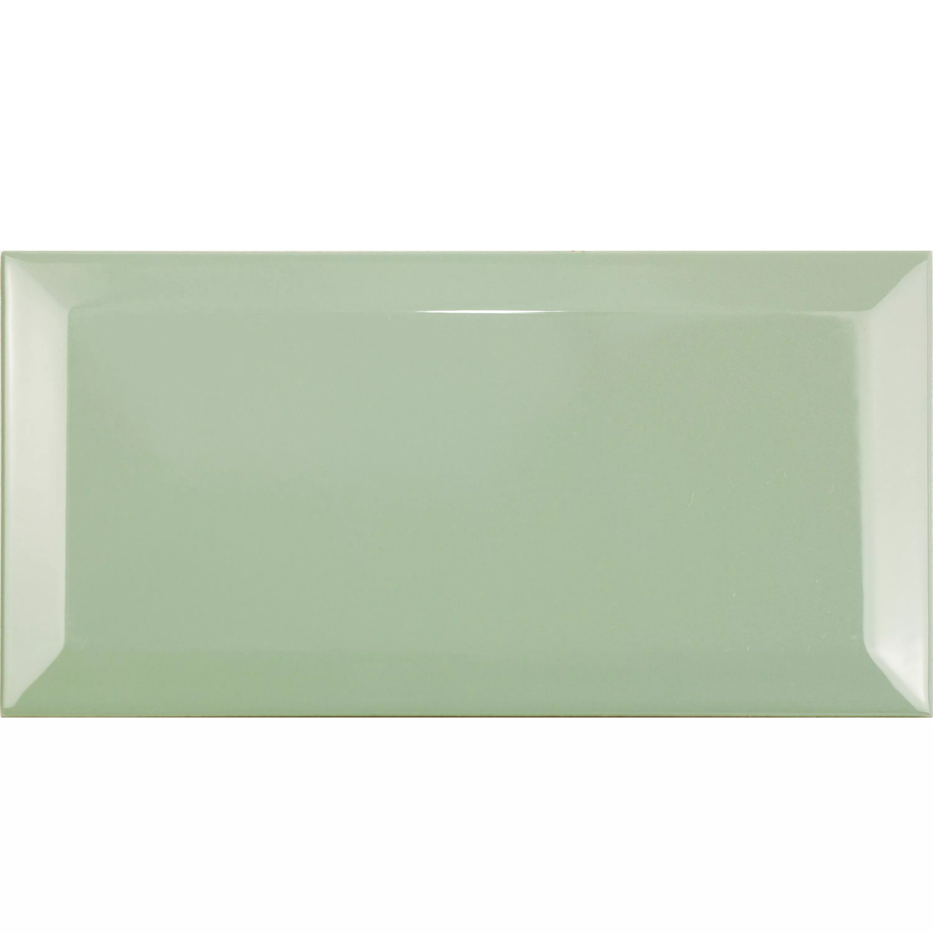 Mодел Metro Cтенни Плочки Brussel Фасет 10x20x0,7cm Verde