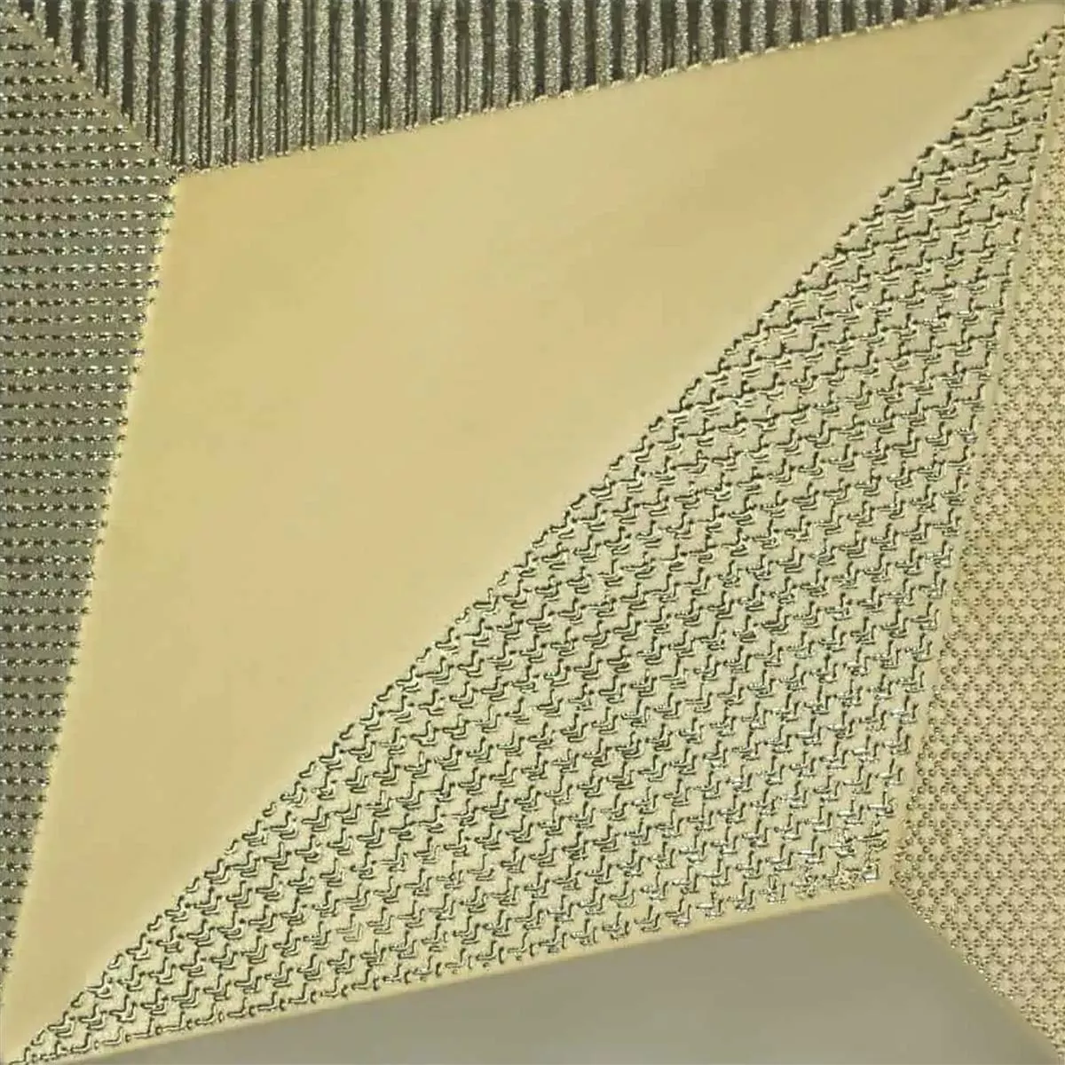 Cтенни Плочки Skyline 3D Origami Изключителен Cтруктуриран Злато
