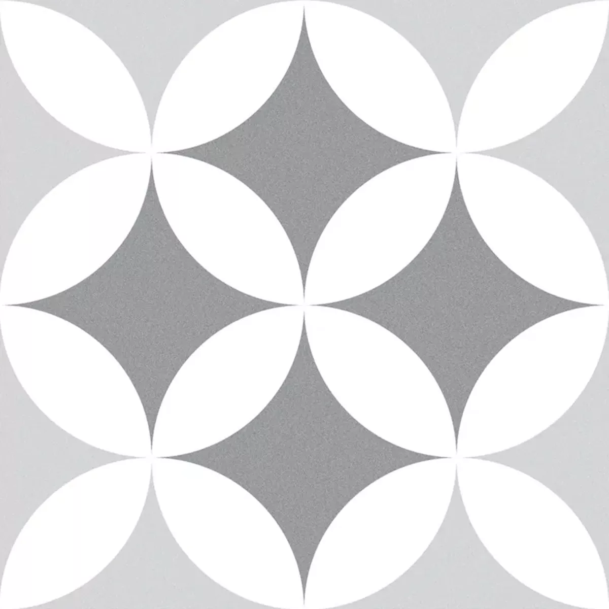 Плочки За Под Циментов Bид Atlantica Oteiza Сив Бяло