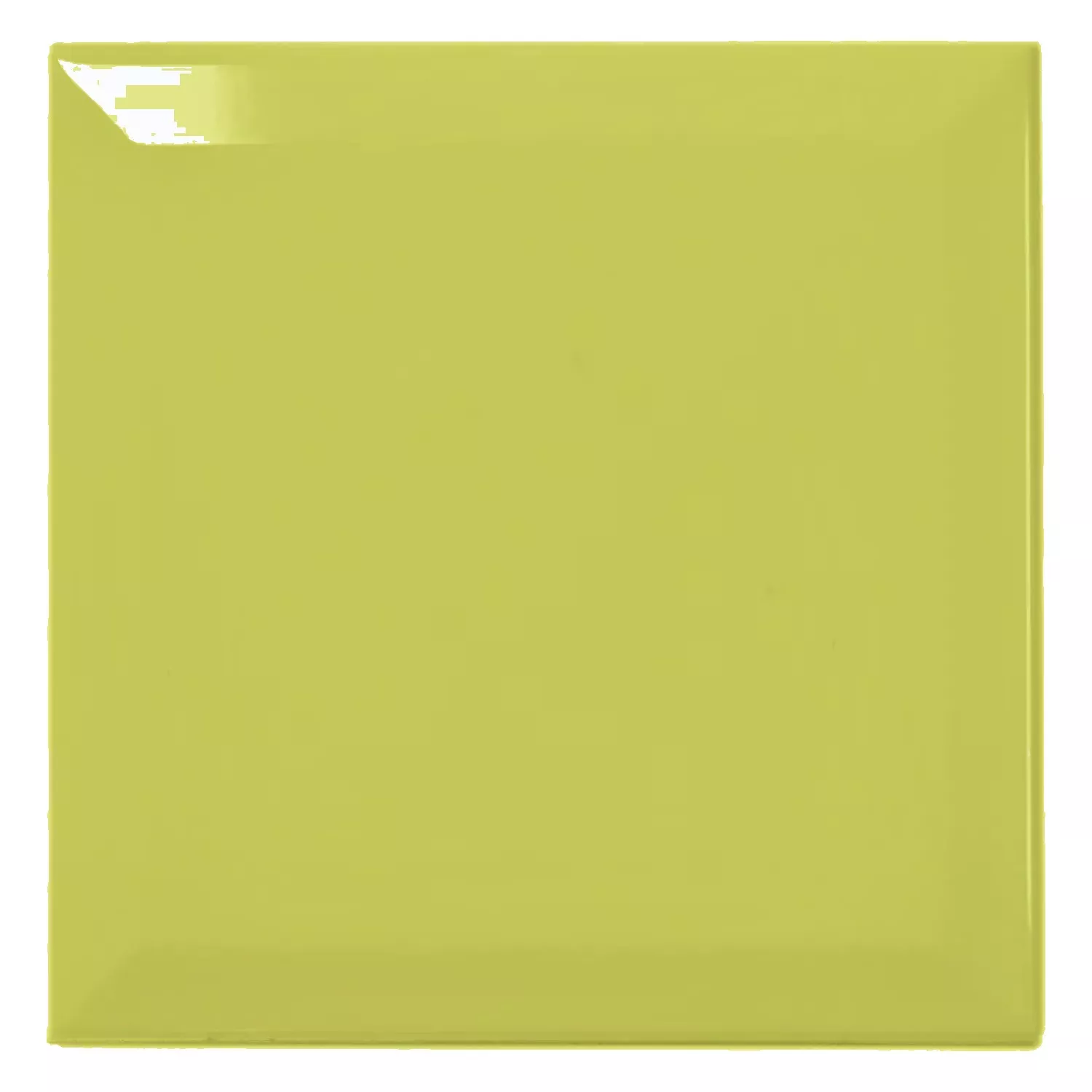 Mетро плочка Зелено Блестящ 15x15 cm Фасет Eris Pistacho