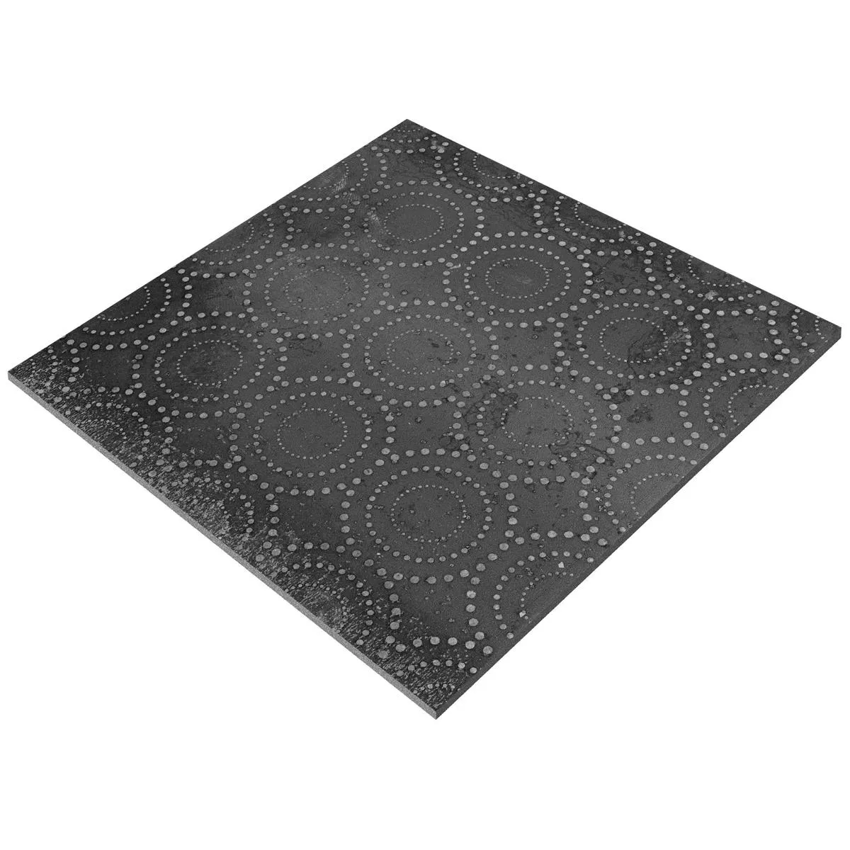 Плочки За Под Chicago Метален Вид Антрацит R9 - 18,5x18,5cm Pattern 4
