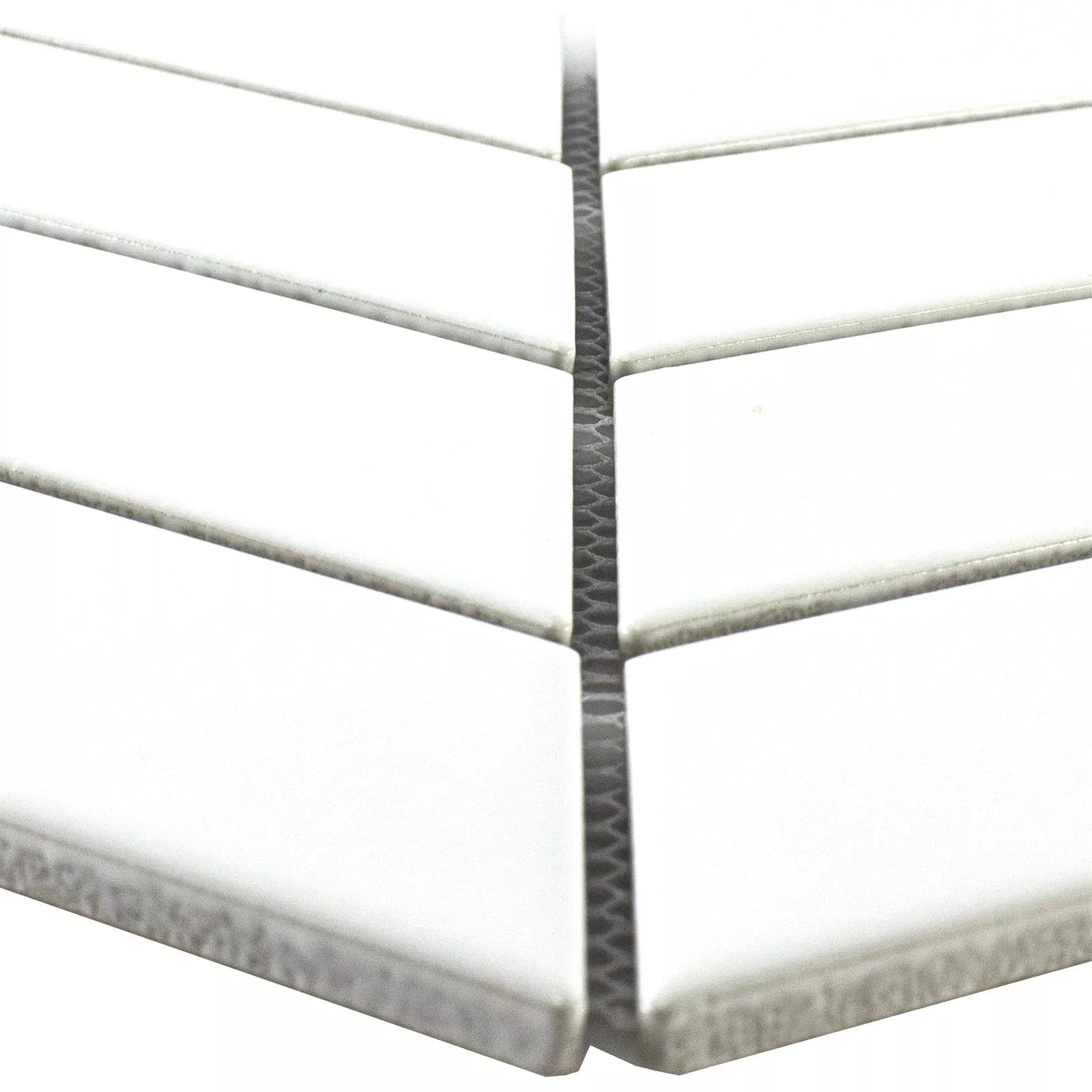 Грънчарство Mозаечна Плочка Artesia Pибена Kост Бяло Матирано Грънчарство Mозаечна Плочка Artesia Pибена Kост Бяло Матирано