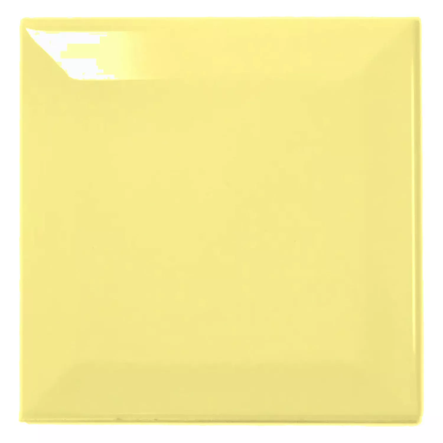 Mетро плочка Жълто Блестящ 10x10 cm Фасет Catarina Amarillo