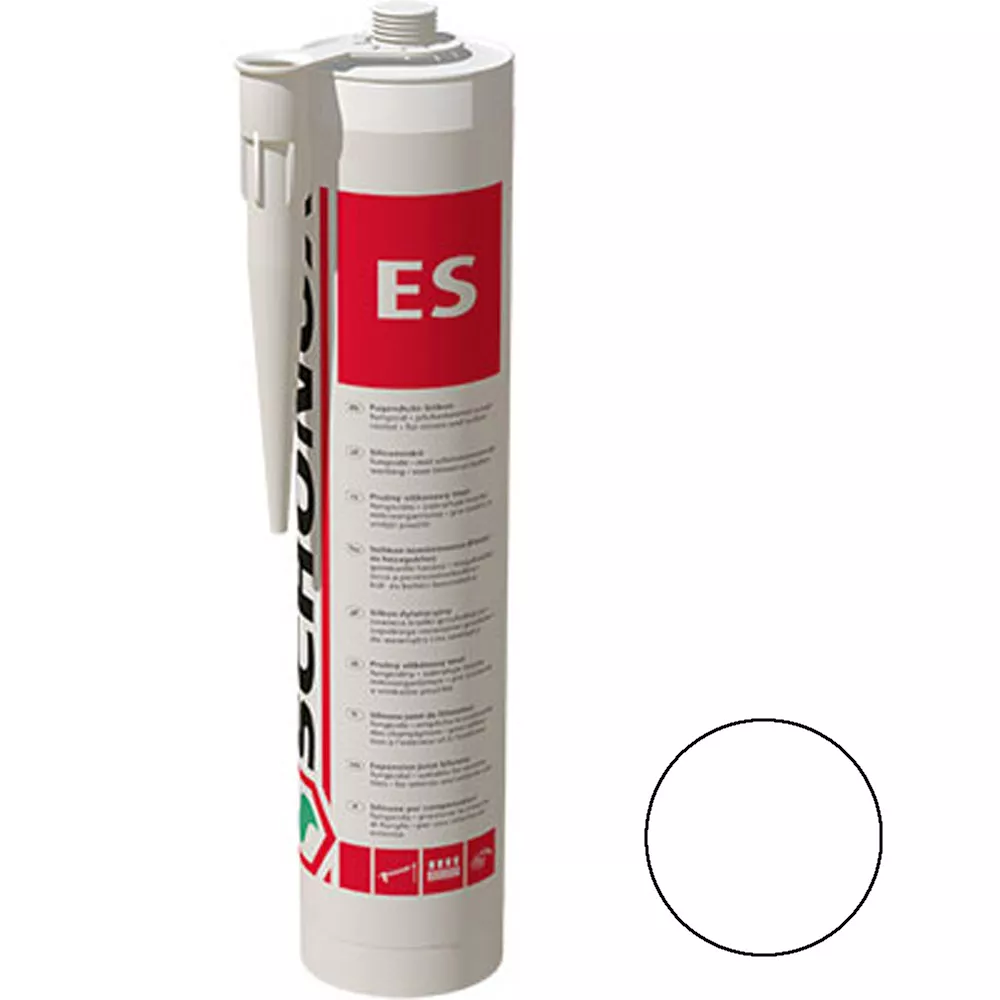 Schönox ES бял силикон за уплътняване на фуги (300 ml)