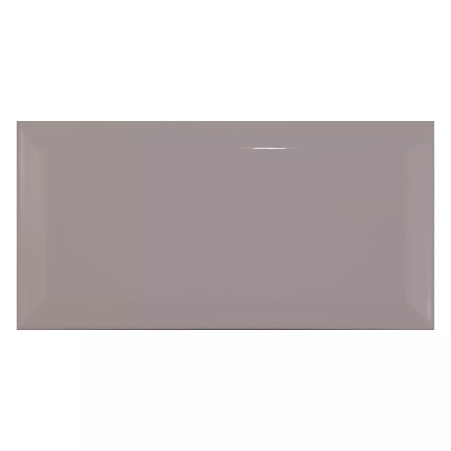 Mетро плочка Сив Блестящ 10x20 cm Фасет Jasper Plata