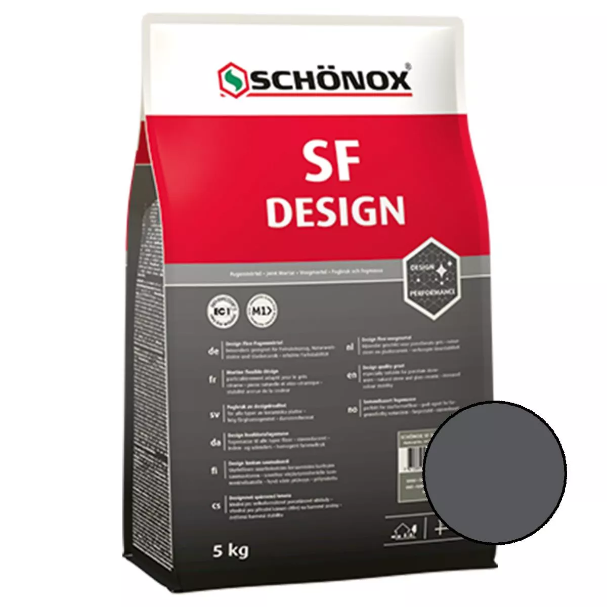 Фугираща смес Schönox SF Design Graphite 5 кг Фугираща смес Schönox SF Design Graphite 5 кг