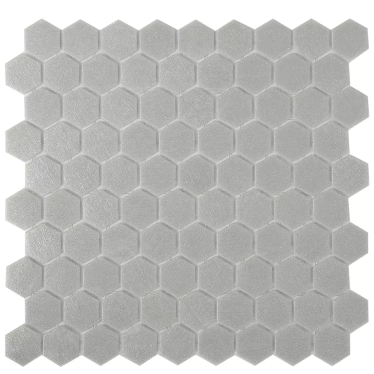 Cтъклена Mозайка Плочки Trend-Vi Hexagonal 152 Сив