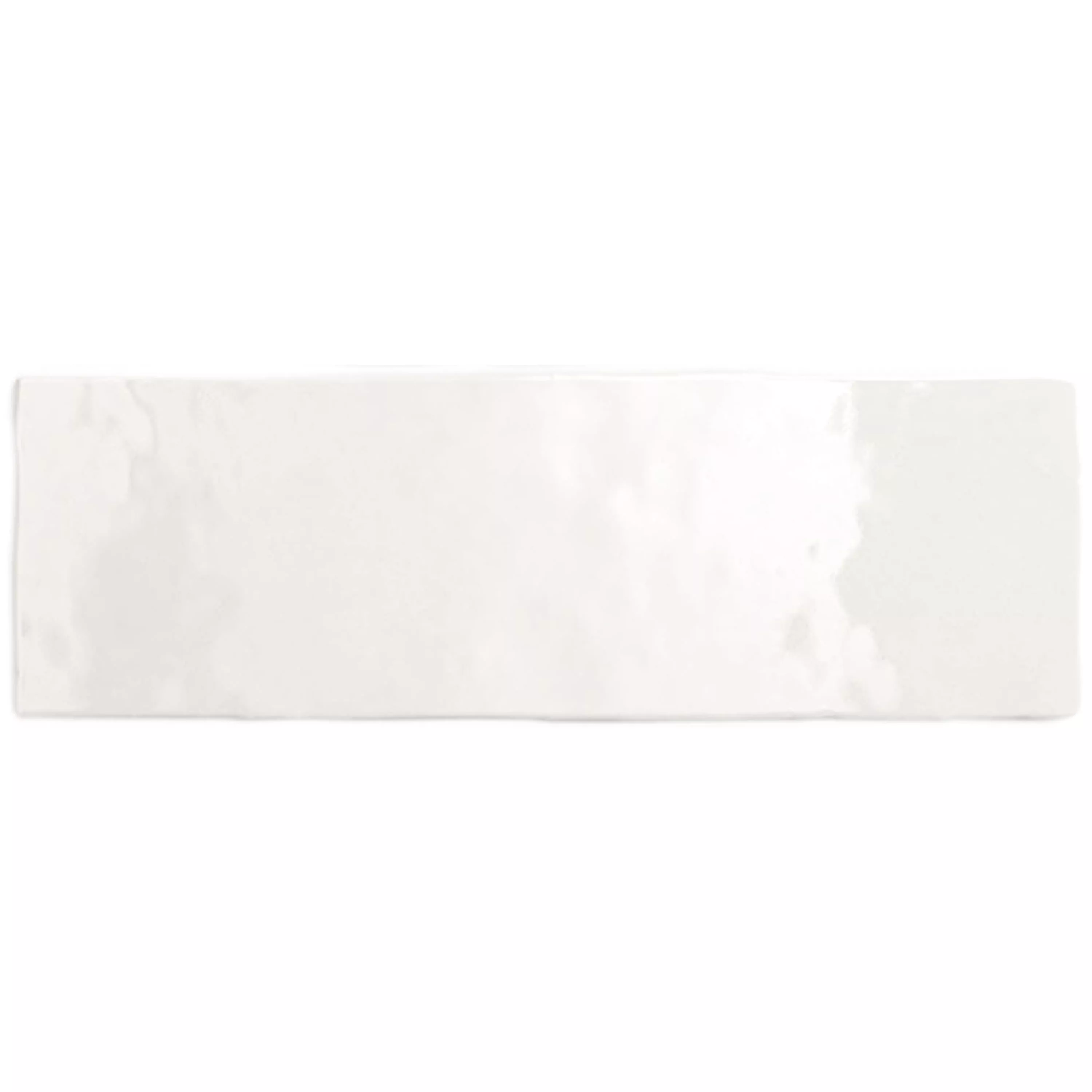 Cтенни Плочки Concord Вълнова Оптика Бяло 6,5x20cm