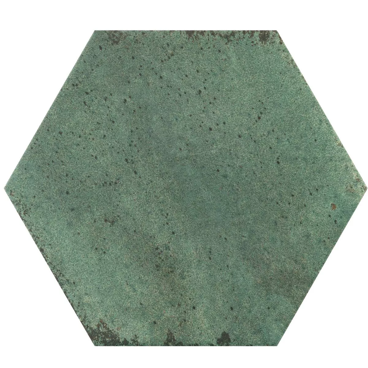 Mодел от Плочки За Под Arosa Матирано Шестоъгълник Изумрудено Зелено 17,3x15cm