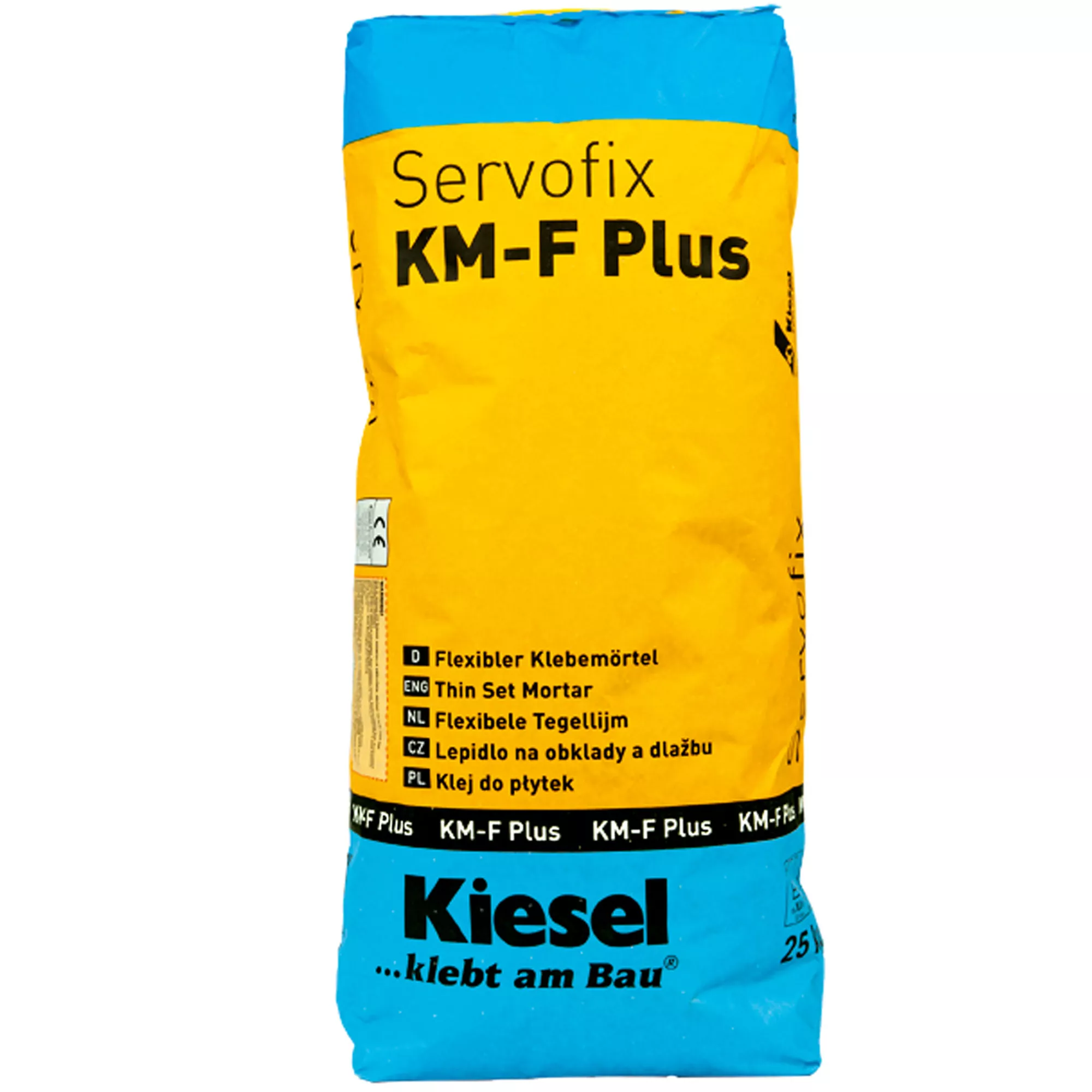 Лепило за плочки Kiesel Servofix KM-F Plus - гъвкаво лепило 25 кг Лепило за плочки Kiesel Servofix KM-F Plus - гъвкаво лепило 25 кг