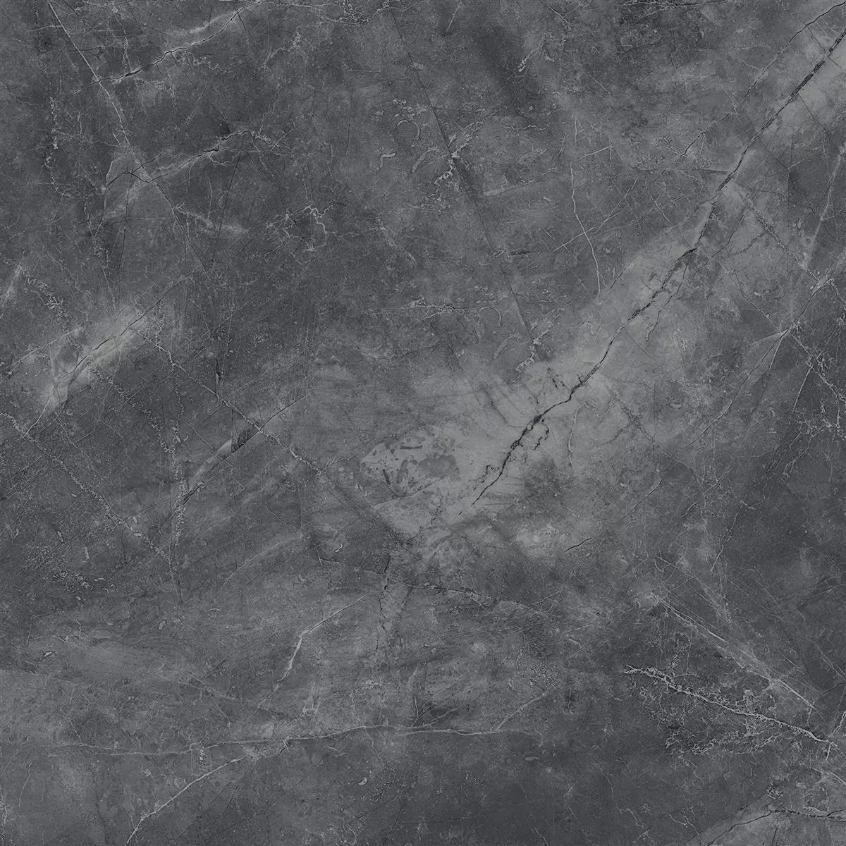 Angola Полиран Черно 60x60 cm