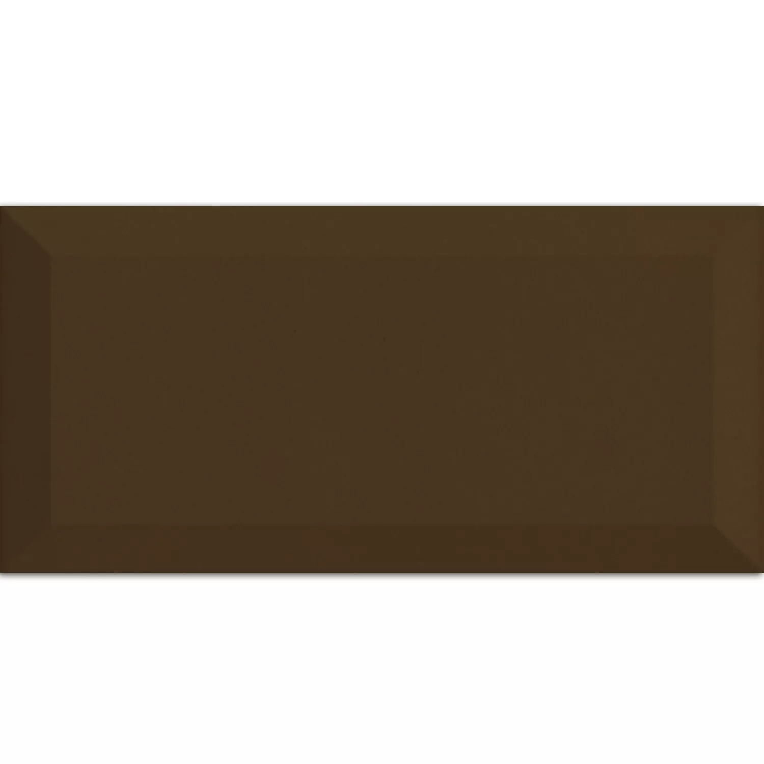 Metro Cтенни Плочки Siena Тъмно Kафяво Фасет 10x20cm Metro Cтенни Плочки Siena Тъмно Kафяво Фасет 10x20cm