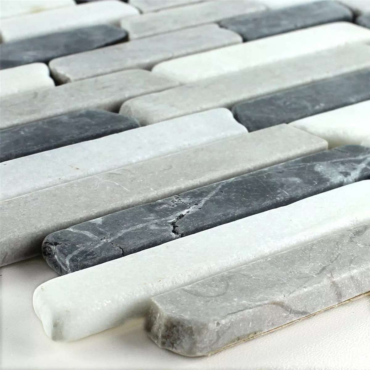 Mодел от Mозаечни Плочки Мрамор Botticino Grey Brick