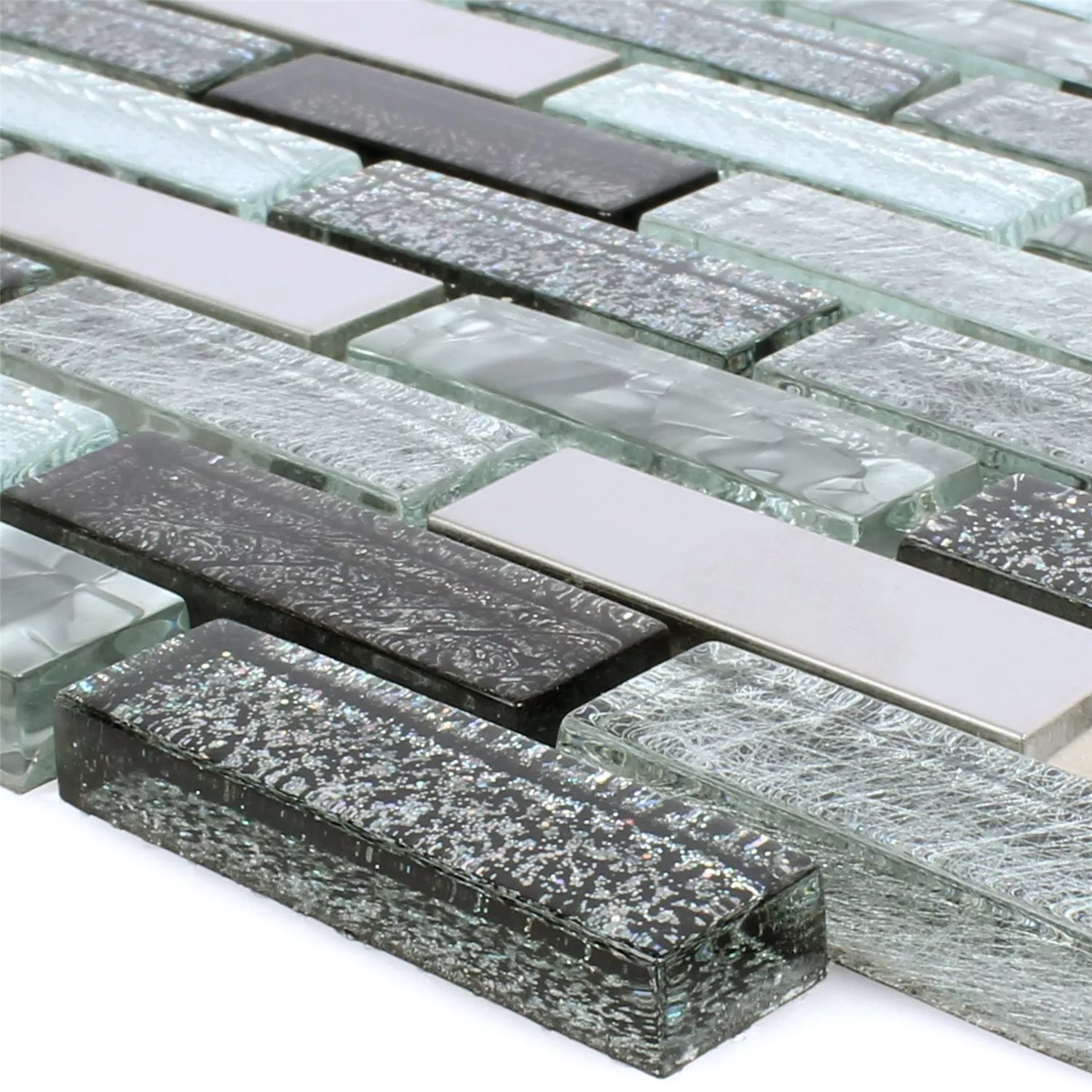 Mозаечни Плочки Felicitas Сребро Сив Черно