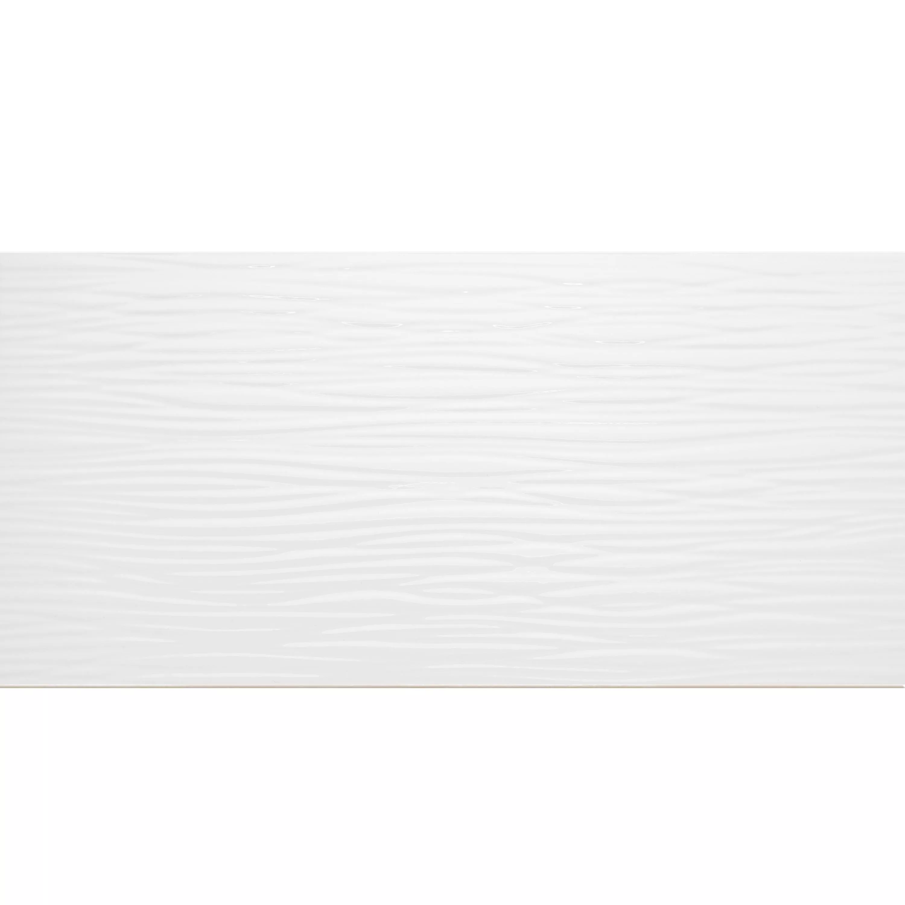 Cтенни Плочки Norway Cтруктуриран Блестящ 25x50cm Бяло