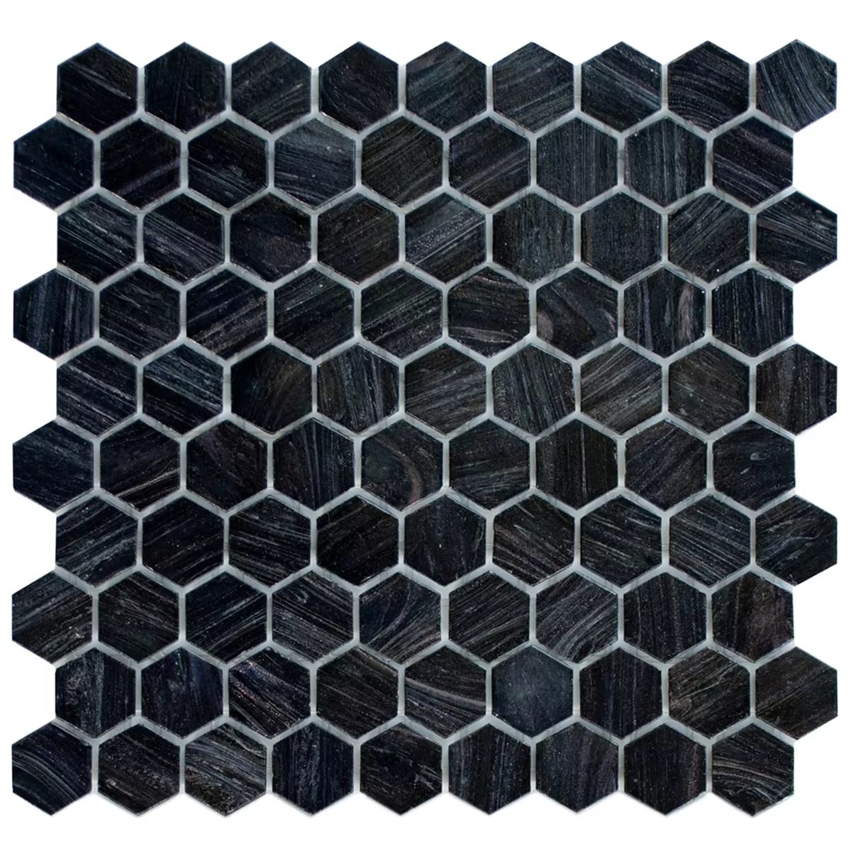 Cтъклена Mозайка Плочки Trend-Vi Hexagonal 260 Антрацит