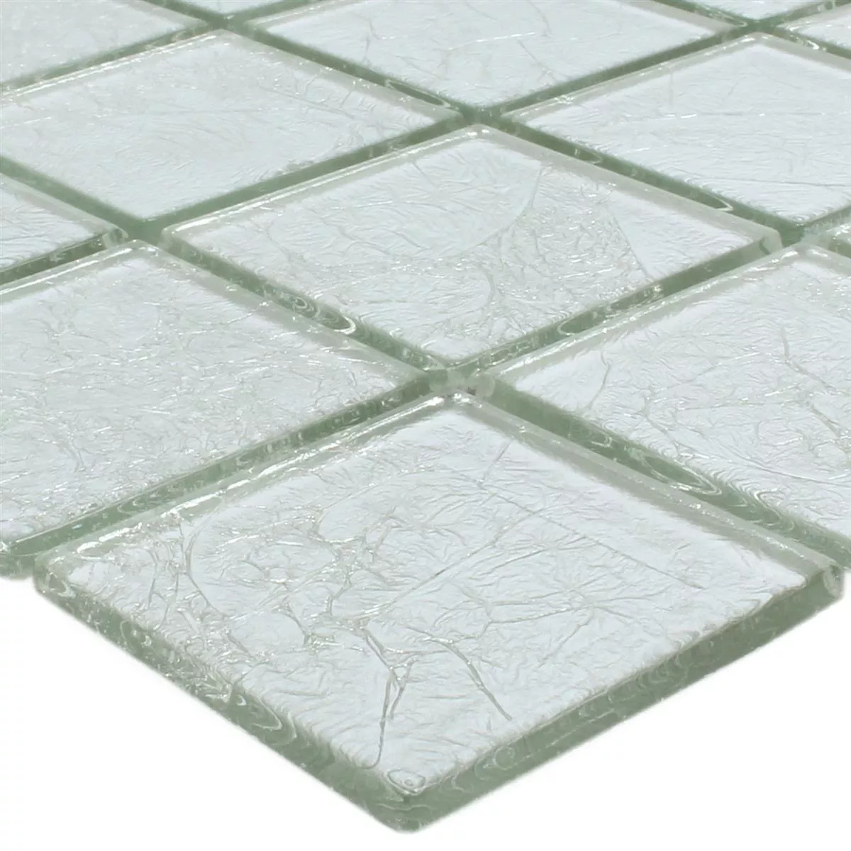 Mозаечни Плочки Стъклена Чаша Lucca Сребро 48x48x4mm Mозаечни Плочки Стъклена Чаша Lucca Сребро 48x48x4mm