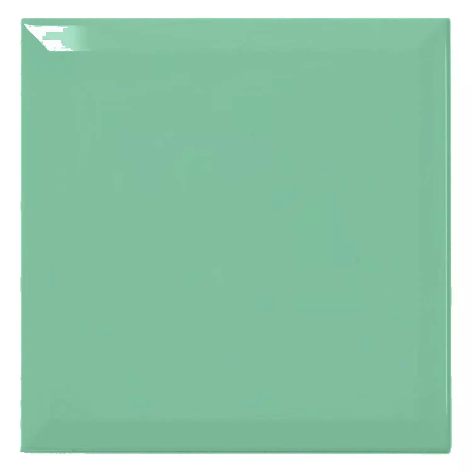Mетро плочка Зелено Блестящ 20x20 cm Фасет Freetown Manzana
