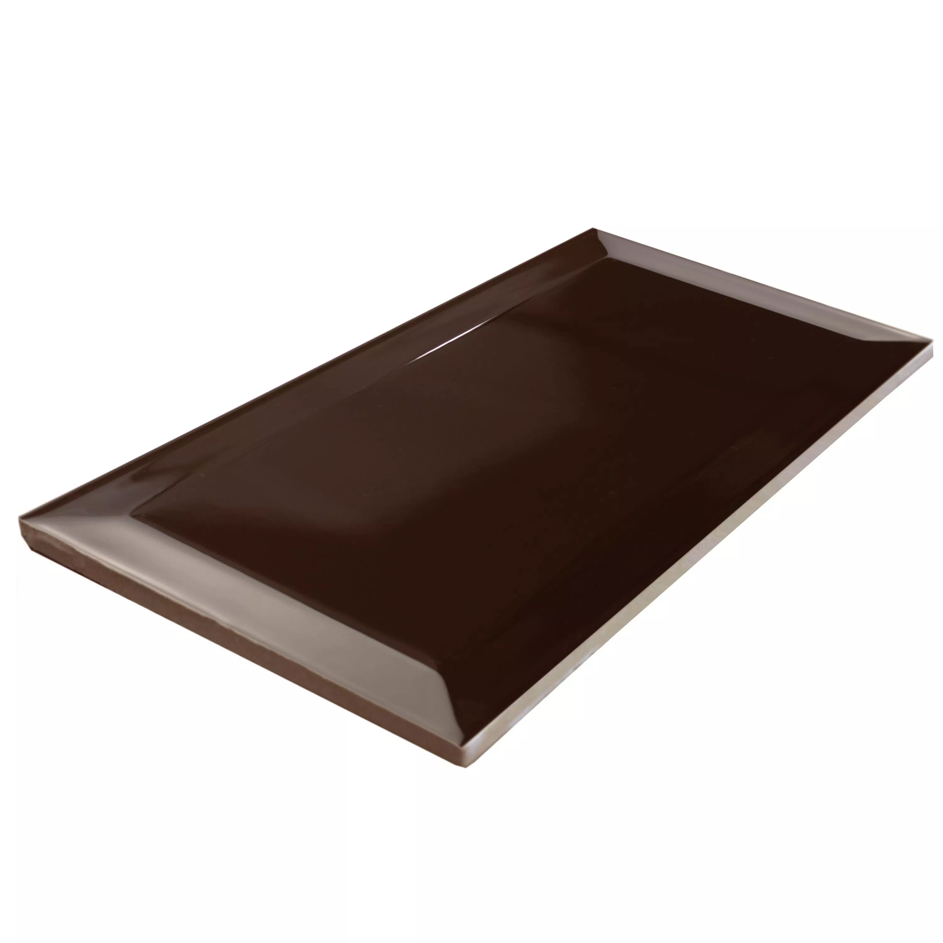 Metro Cтенни Плочки Brussel Фасет 10x20x0,7cm Chocolate