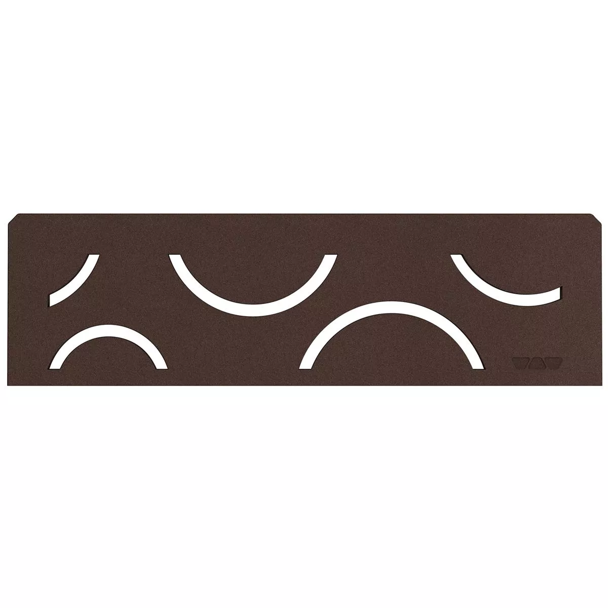 Стенен рафт за ниша Schlüter правоъгълник 30x8.7cm Curve Bronze
