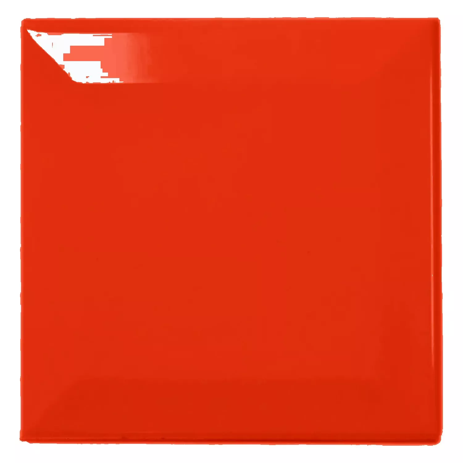 Mетро плочка Червен Блестящ 10x10 cm Фасет Catarina Rojo