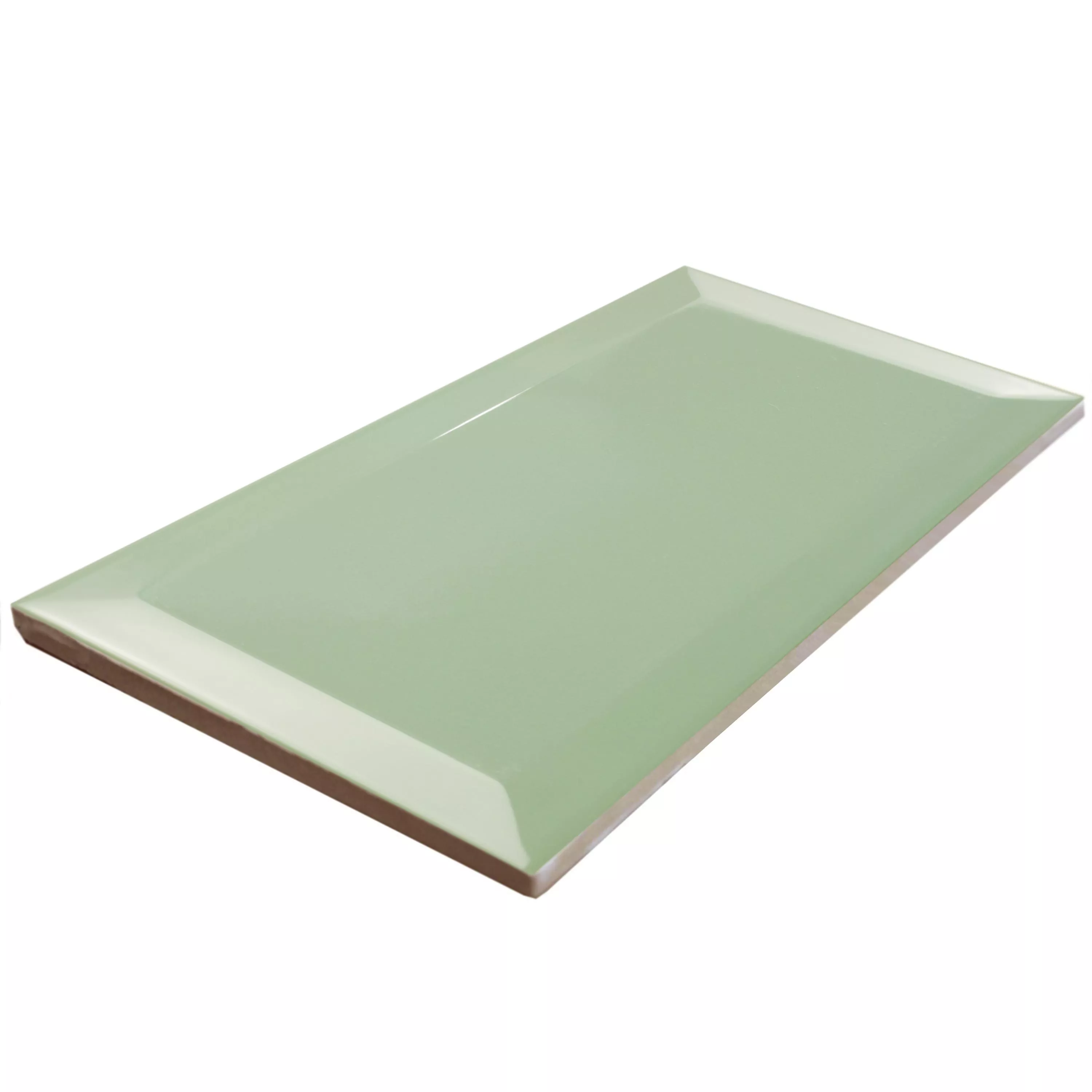 Mодел Metro Cтенни Плочки Brussel Фасет 10x20x0,7cm Verde