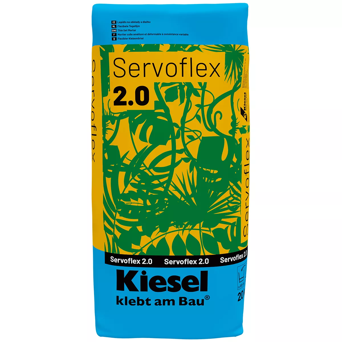 Гъвкаво лепило за плочки Kiesel Servoflex 2.0 20 кг Гъвкаво лепило за плочки Kiesel Servoflex 2.0 20 кг