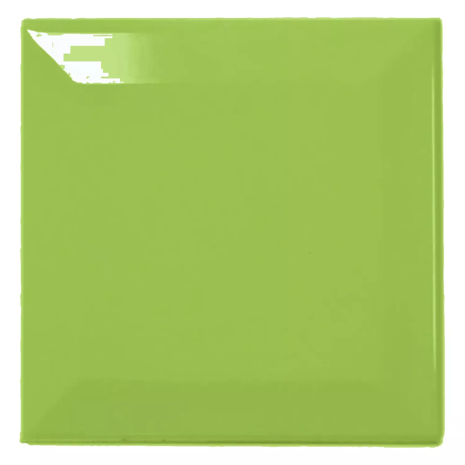 Mетро плочка Зелено Блестящ 10x10 cm Фасет Catarina Oasis