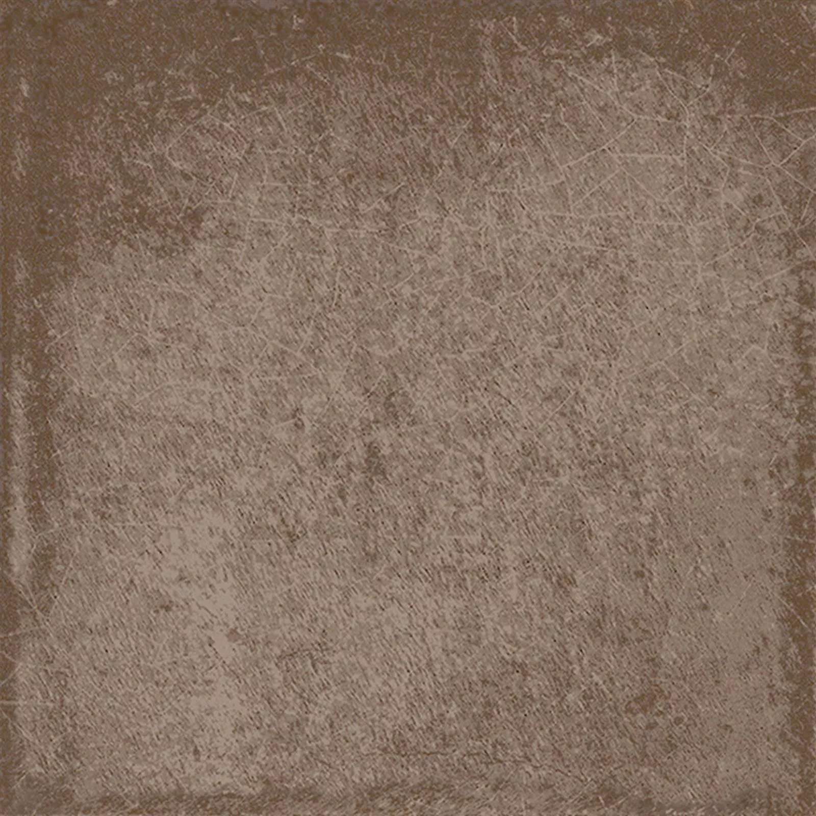 Cтенни Плочки Maestro Вълнообразен Блестящ Kафяво 15x15cm