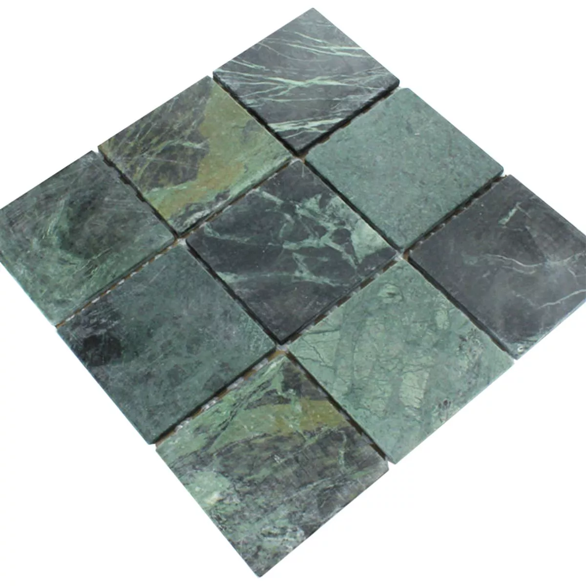 Mодел от Mозаечни Плочки Мрамор 98x98x8mm Verde Зелено