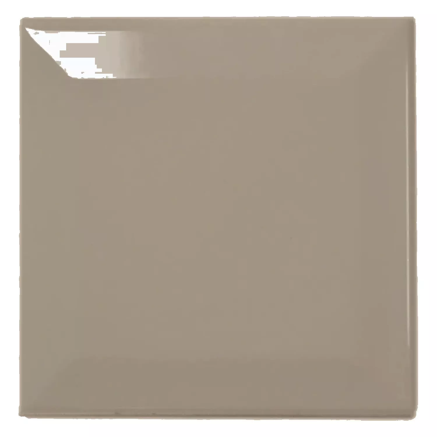 Mетро плочка Kафяво Блестящ 10x10 cm Фасет Catarina Mink
