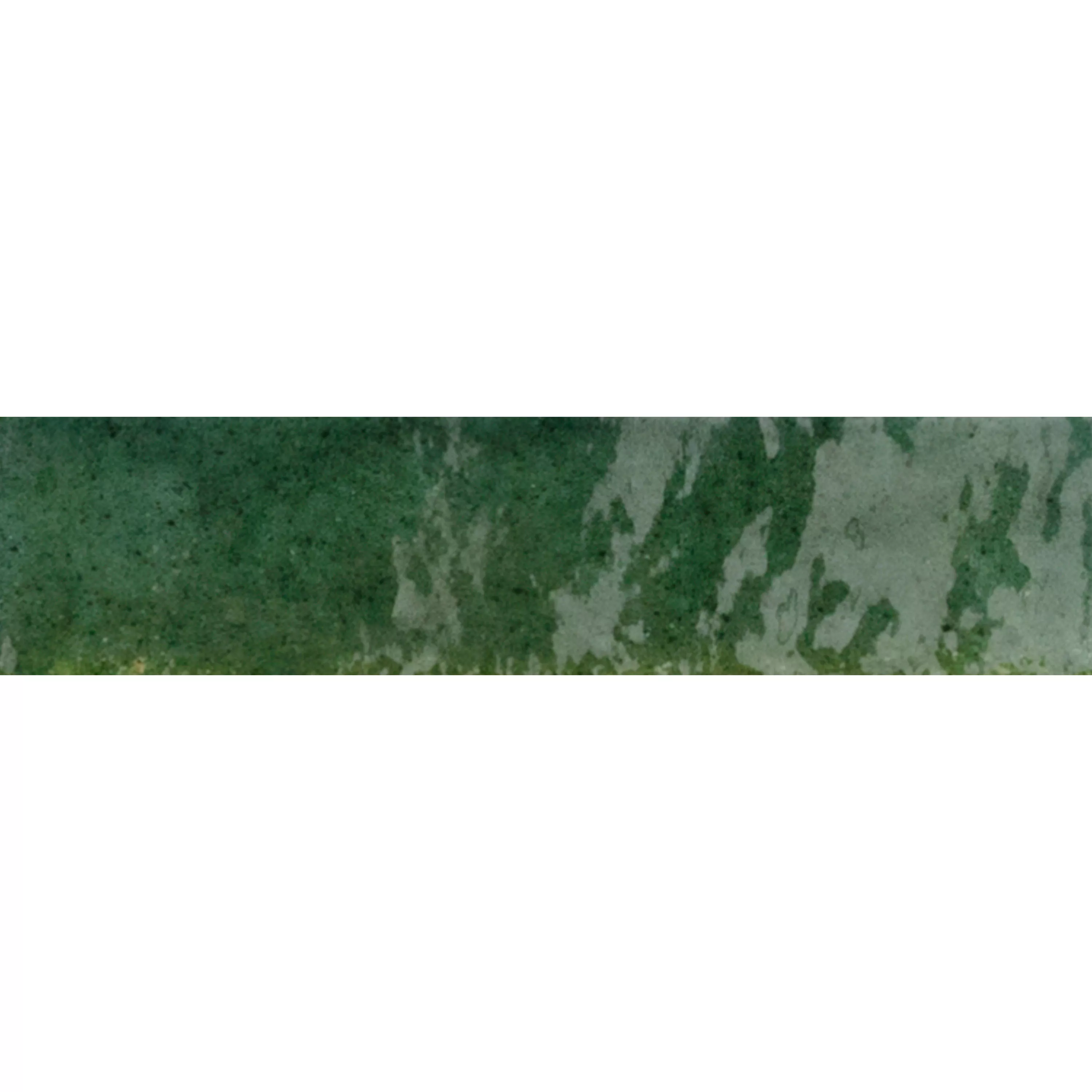 Cтенни Плочки Laguna Блестящ Вълнообразен Зелено 6x24cm