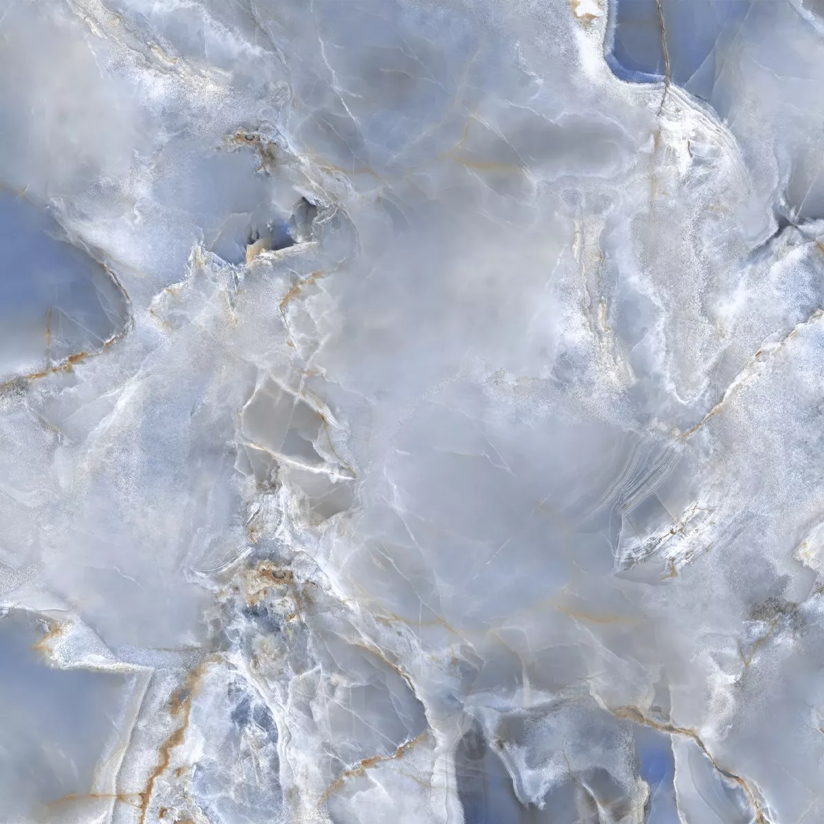 New York Син Полиран 60x60 cm