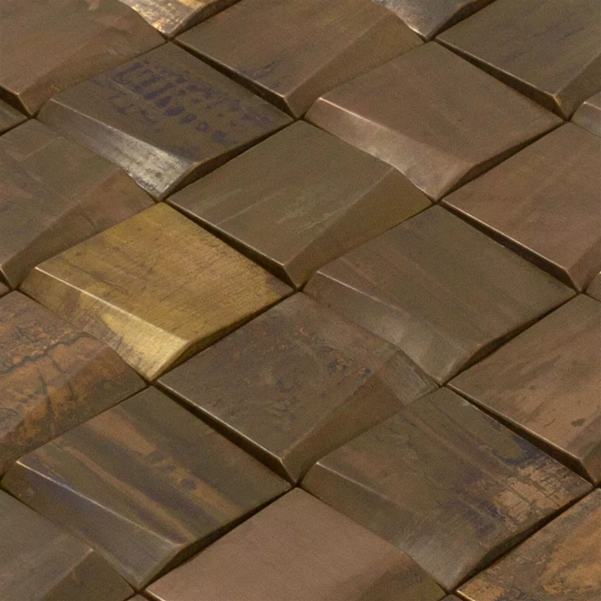 Mетал Мед Mозаечни Плочки Copperfield 3D 48x48mm
