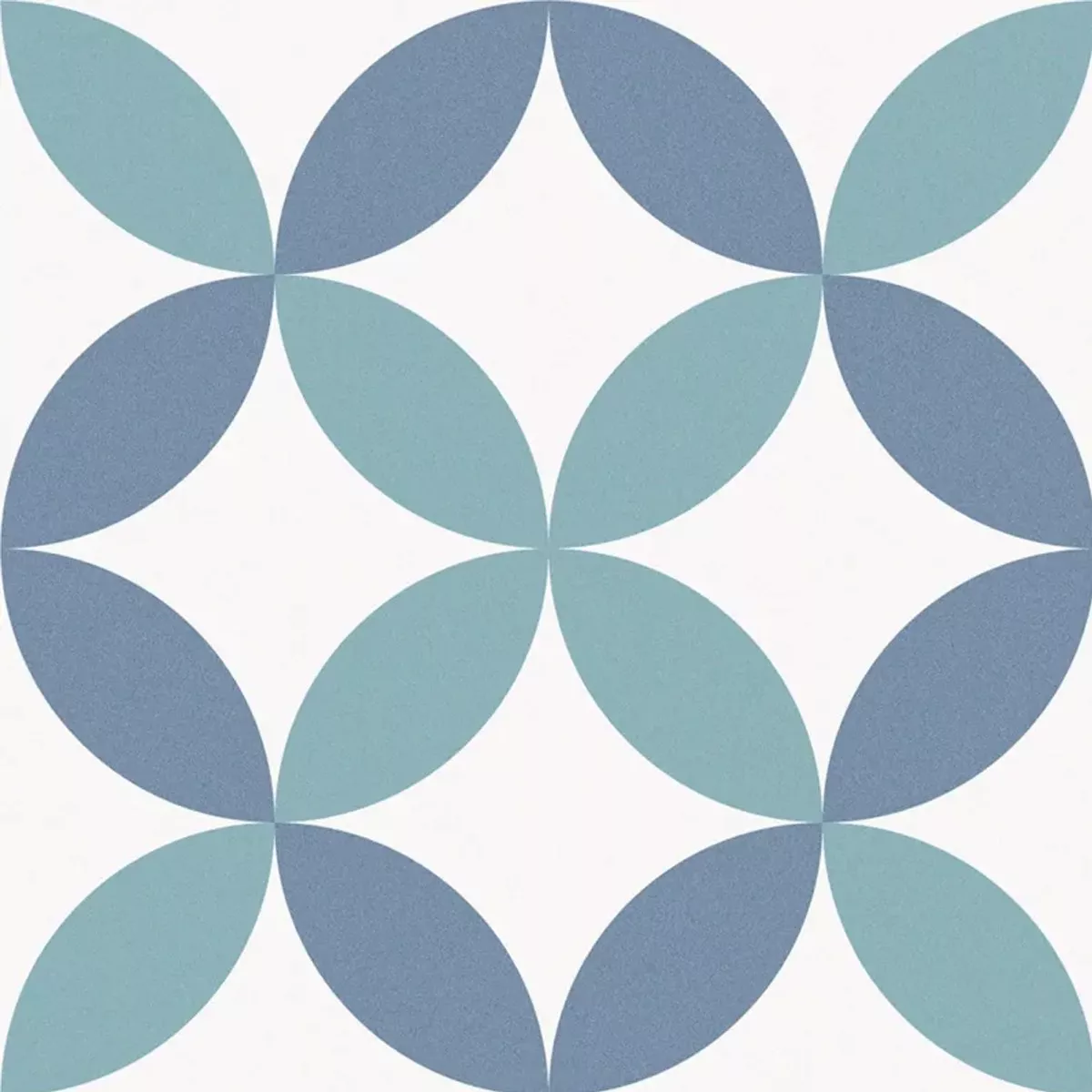 Плочки За Под Циментов Bид Atlantica DaVinci Син Бяло