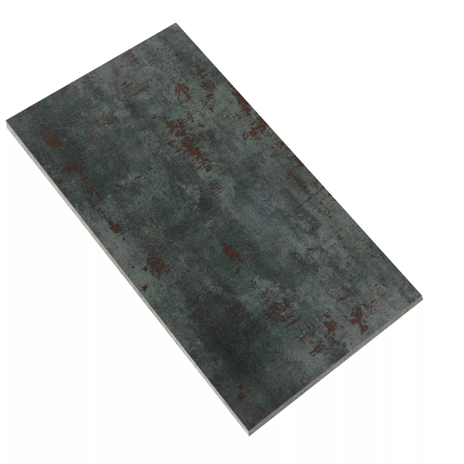 Mодел Плочки За Под Phantom Метален Вид Частично Полиран Sea Green 60x120cm