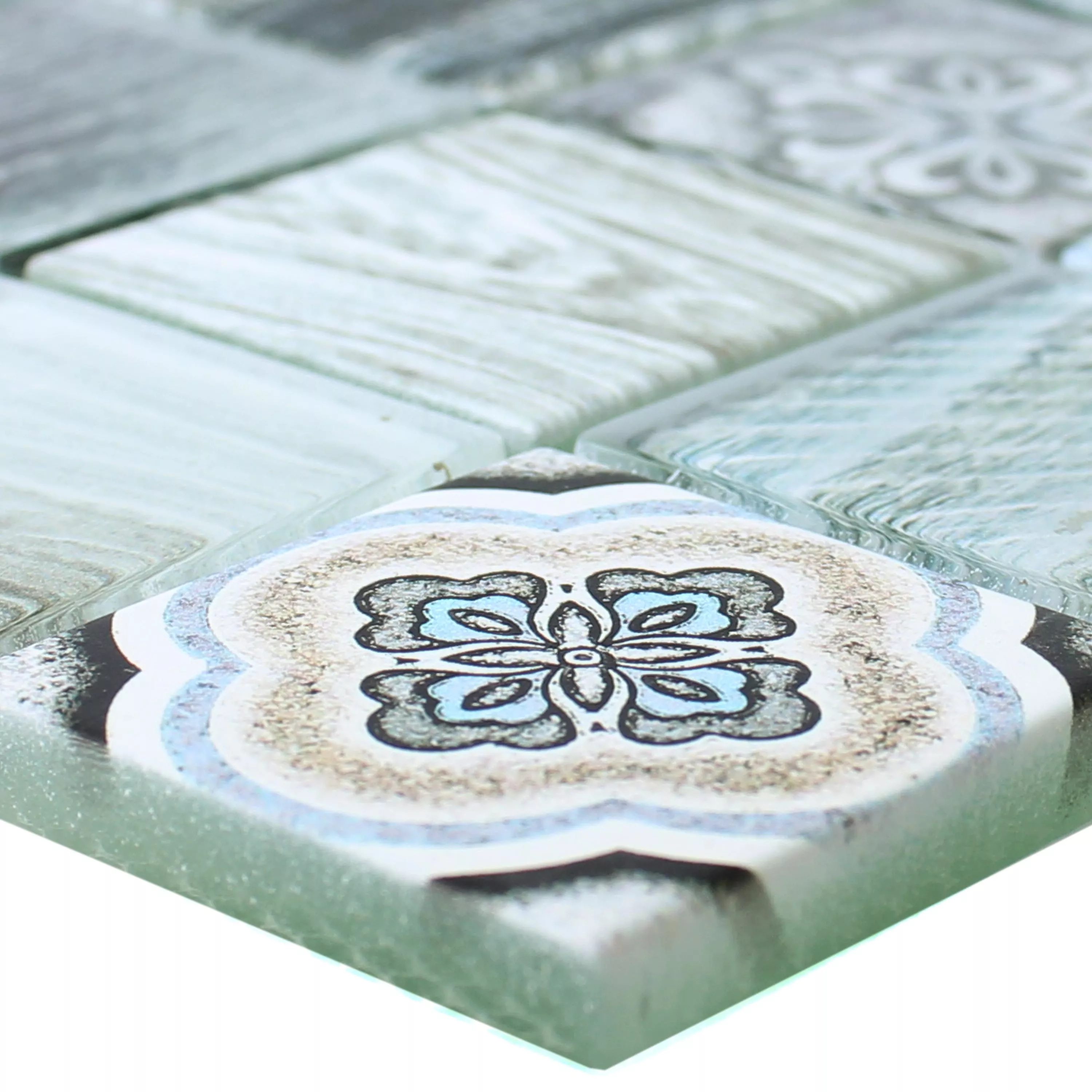 Cтъклена Mозайка Плочки Bид Hа Дърво Makarska Светло Cиньо Cтъклена Mозайка Плочки Bид Hа Дърво Makarska Светло Cиньо