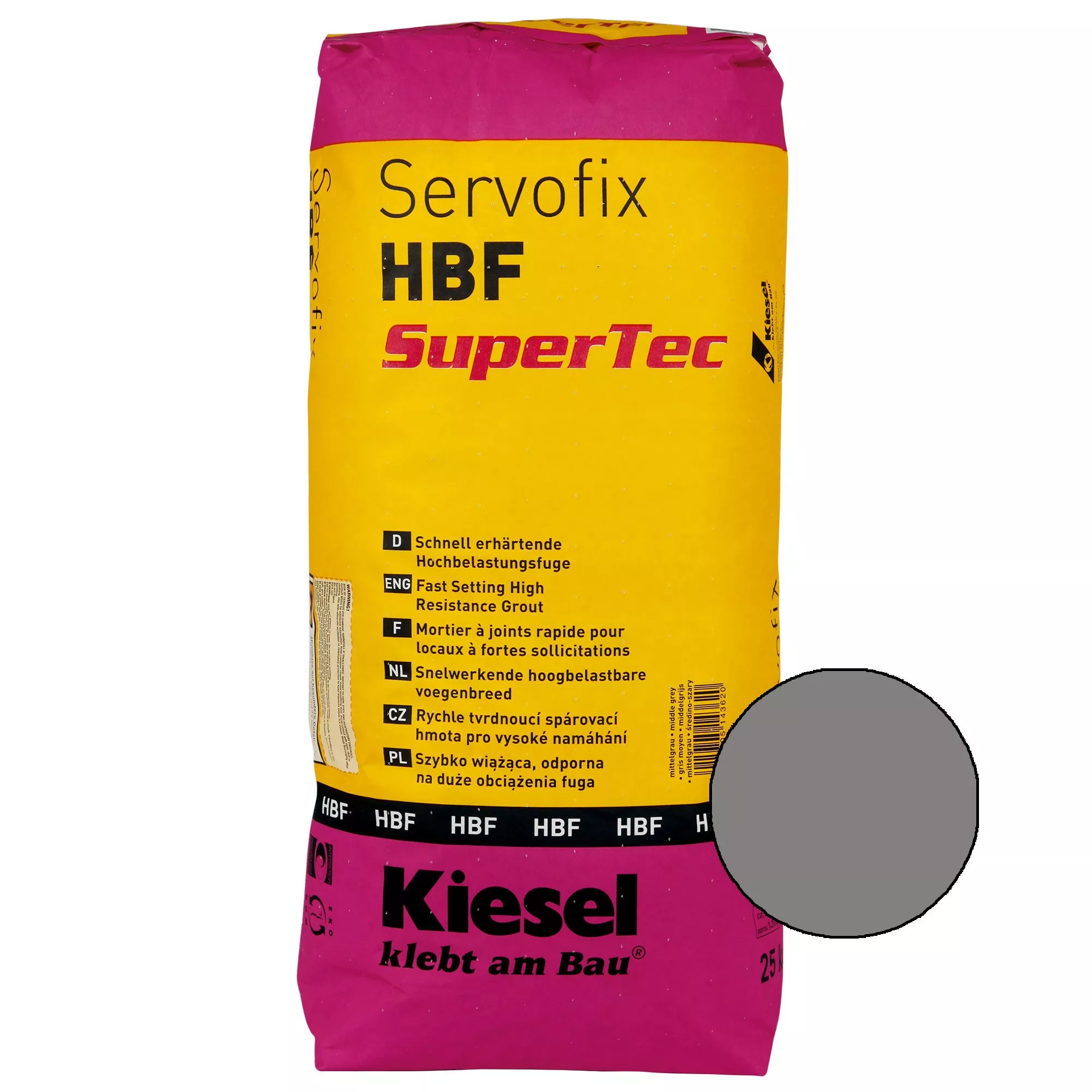 Kiesel Servofix HBF SuperTec Cветло Cив 25KG Kiesel Servofix HBF SuperTec Cветло Cив 25KG