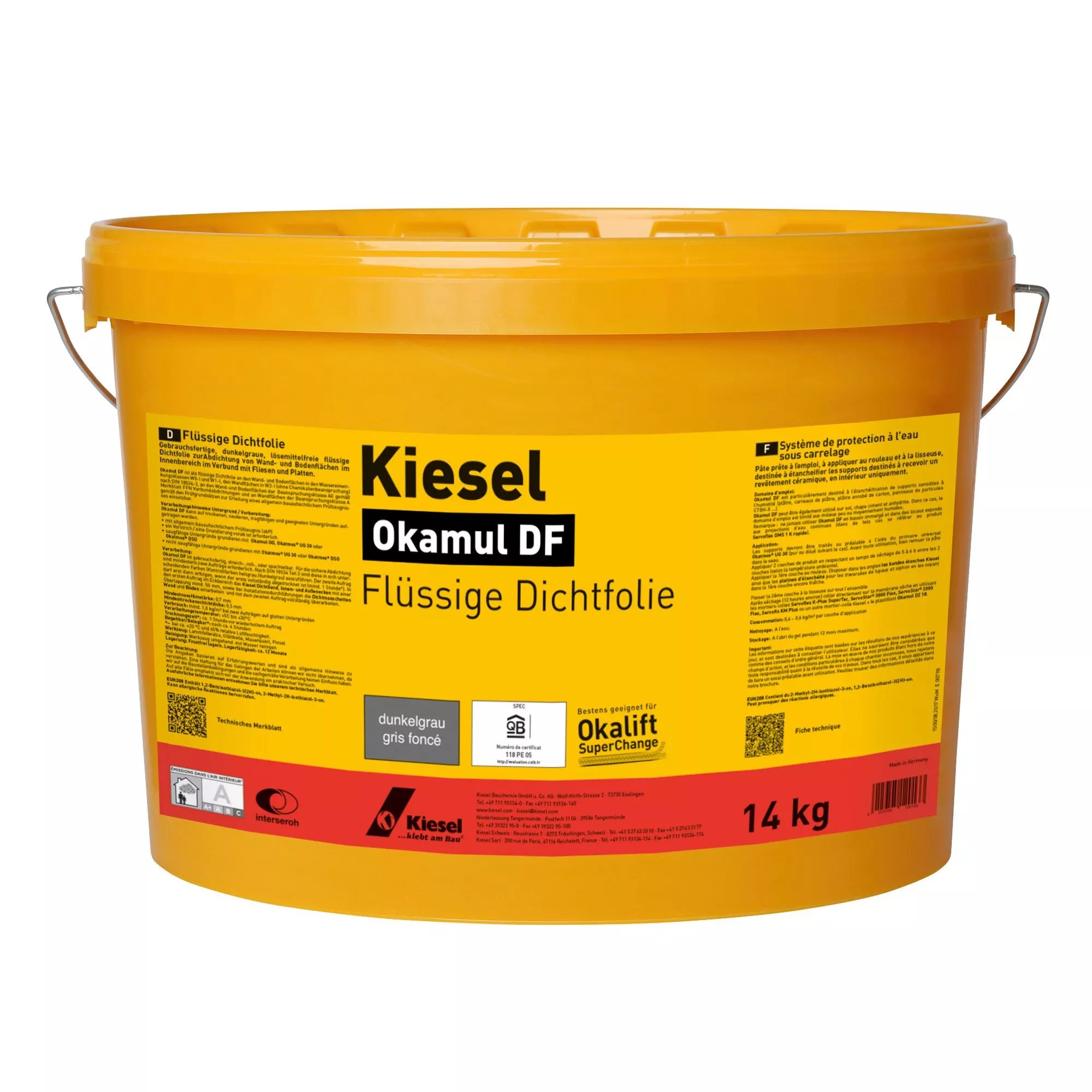 Kiesel Okamul DF - Течно запечатващо фолио тъмно сиво (14KG)