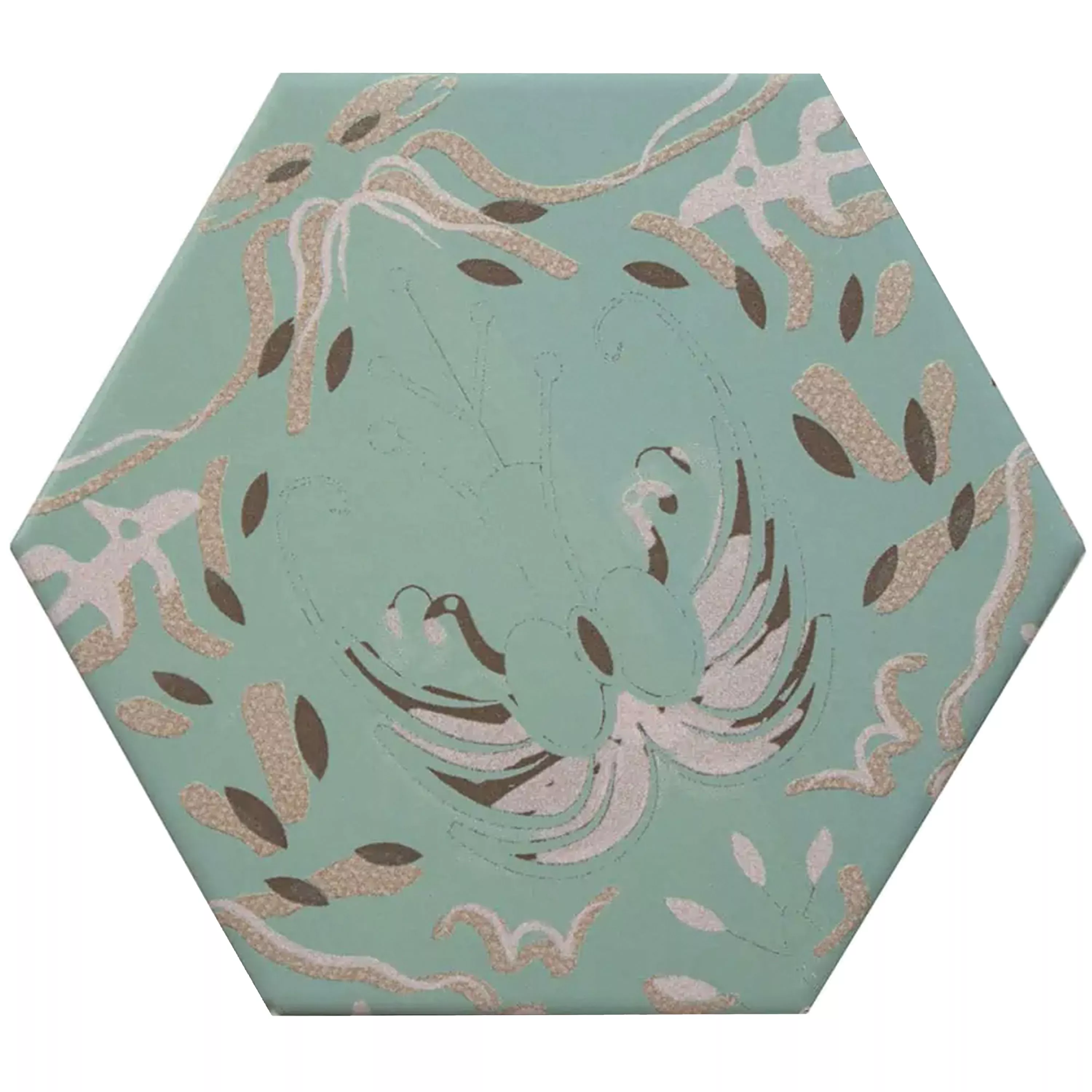 Порцеланови Kаменинови Изделия Плочки Modena Шестоъгълник Decor 5