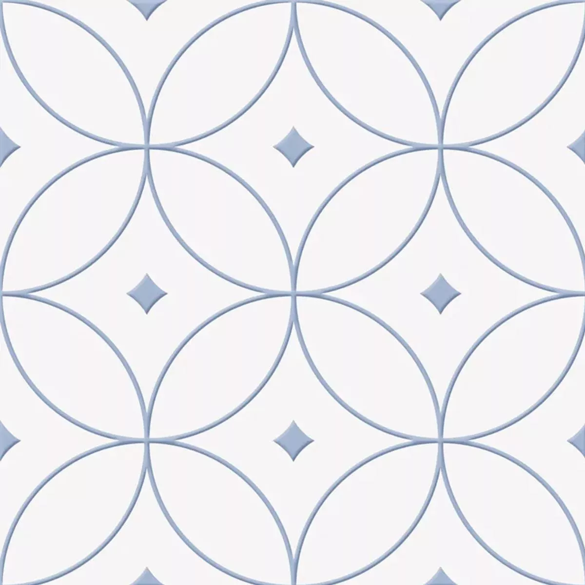 Skyros Син Бяло 25x25 cm